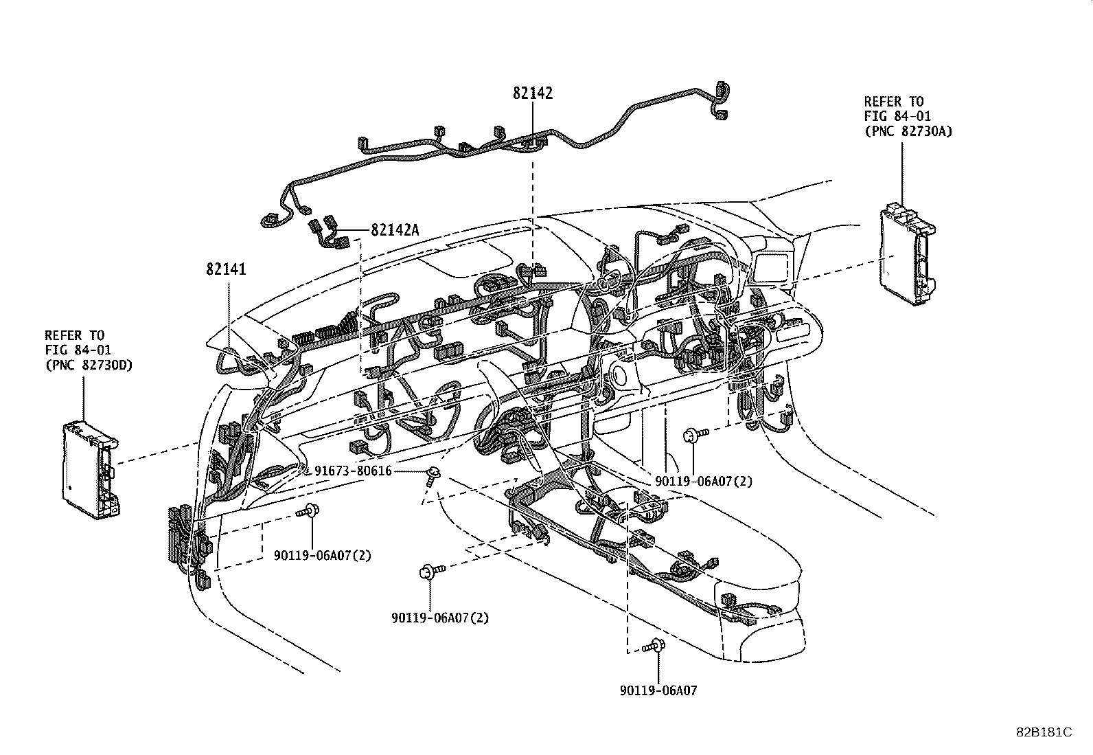 82121-11020 WIRE, ENGINE product image