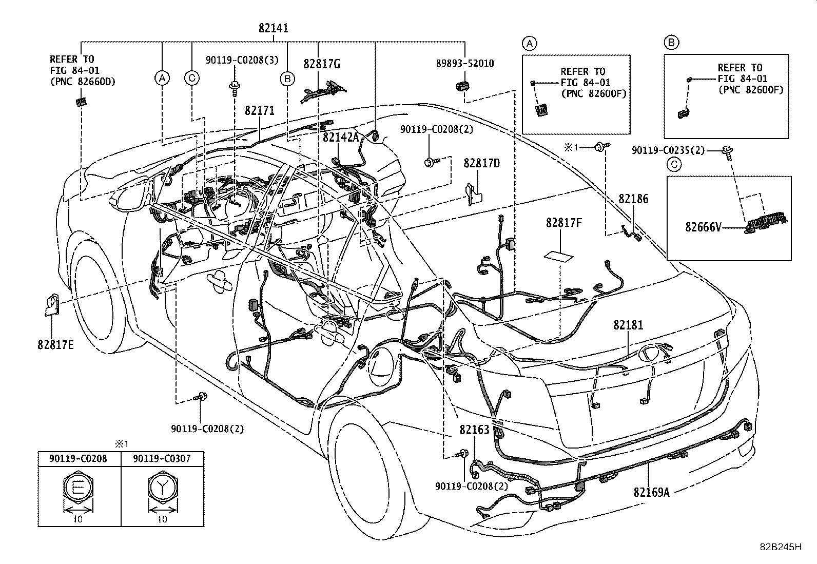 82817-0D790 PROTECTOR, WIRING HARNESS, NO.10 product image