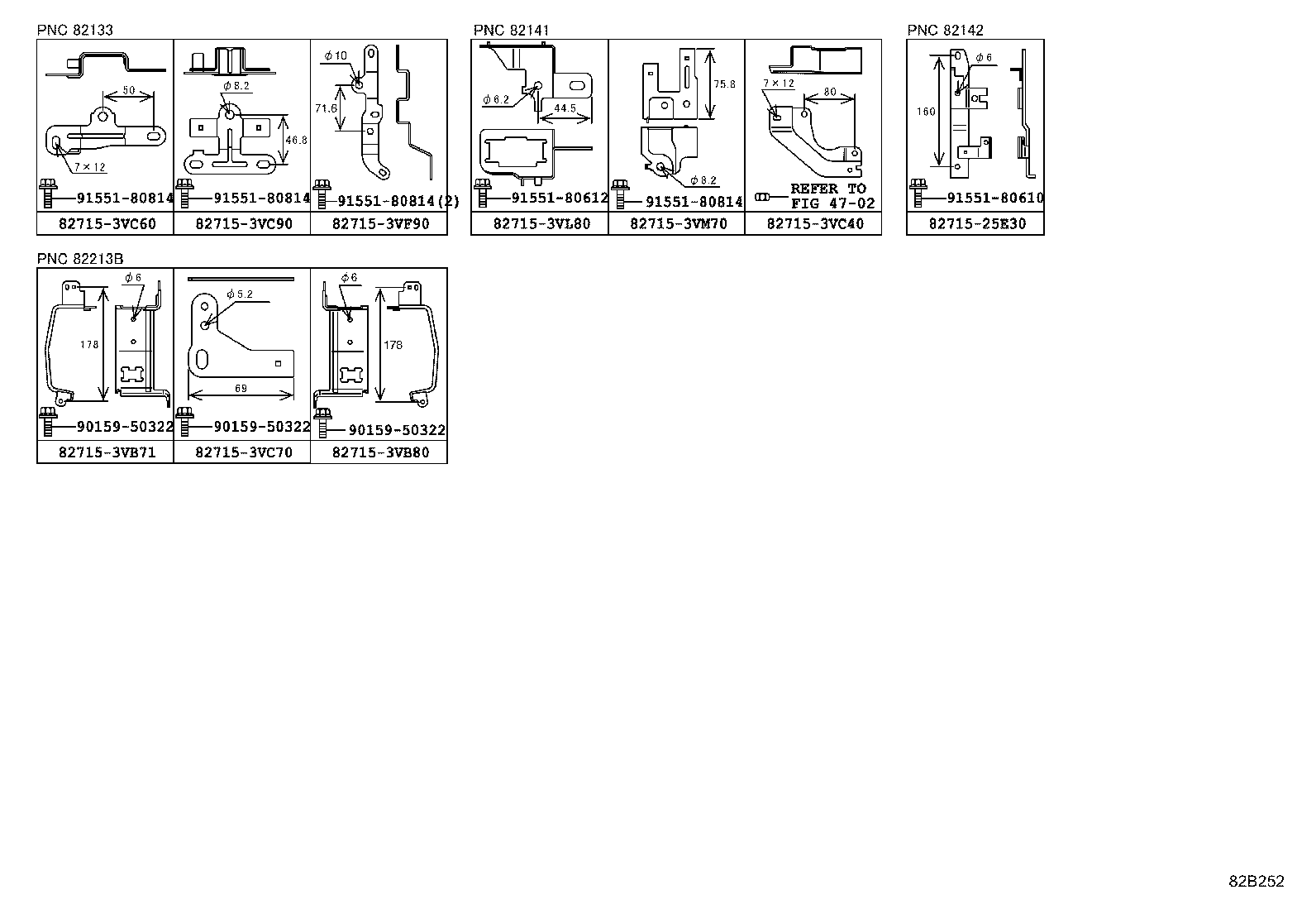 82712-37430 SUPPORT, WIRING HARNESS product image