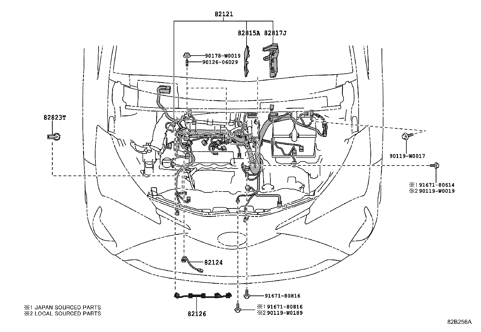82121-0DN30 WIRE, ENGINE product image