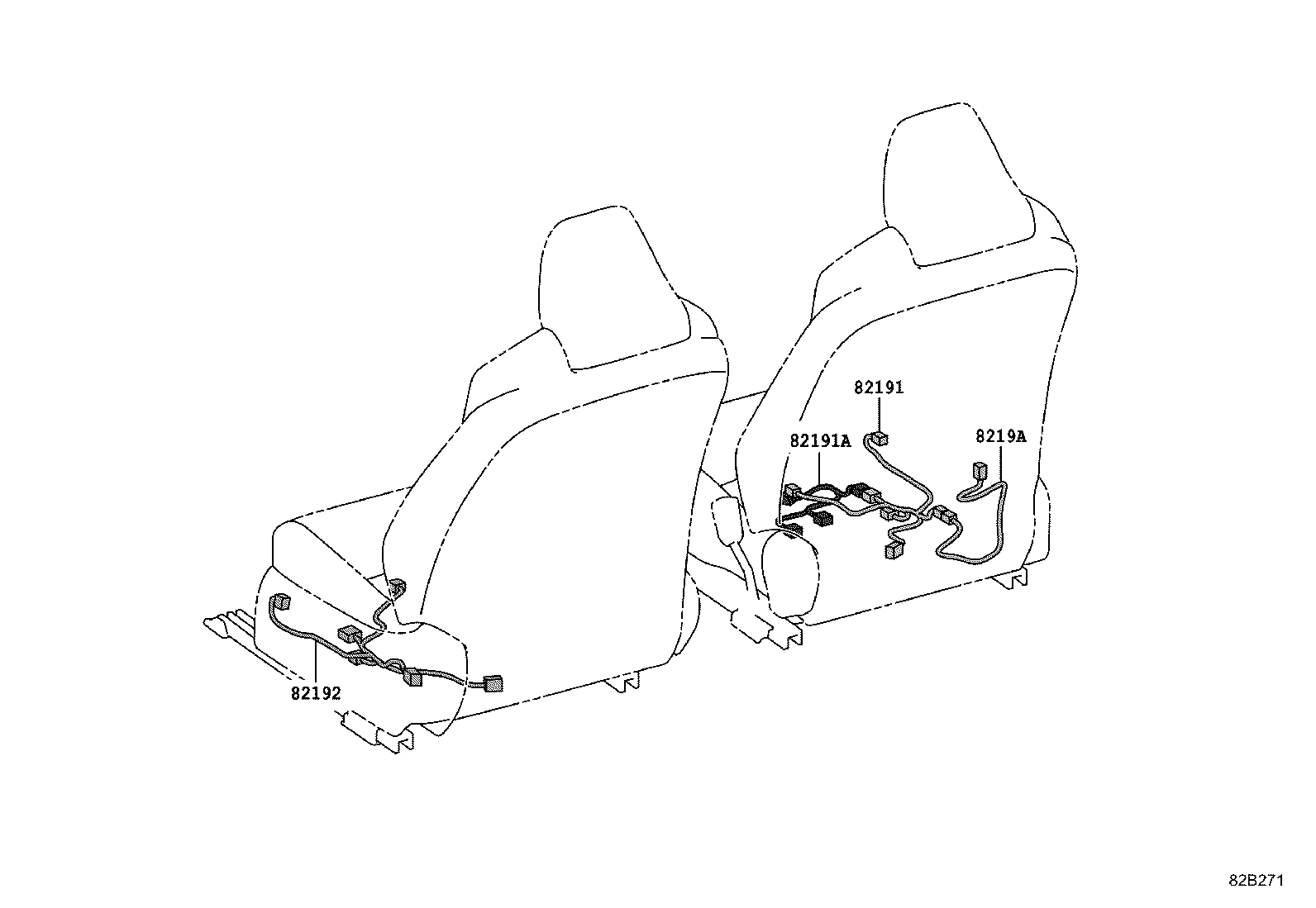 82142-10050 WIRE, INSTRUMENT PANEL, NO.2 product image