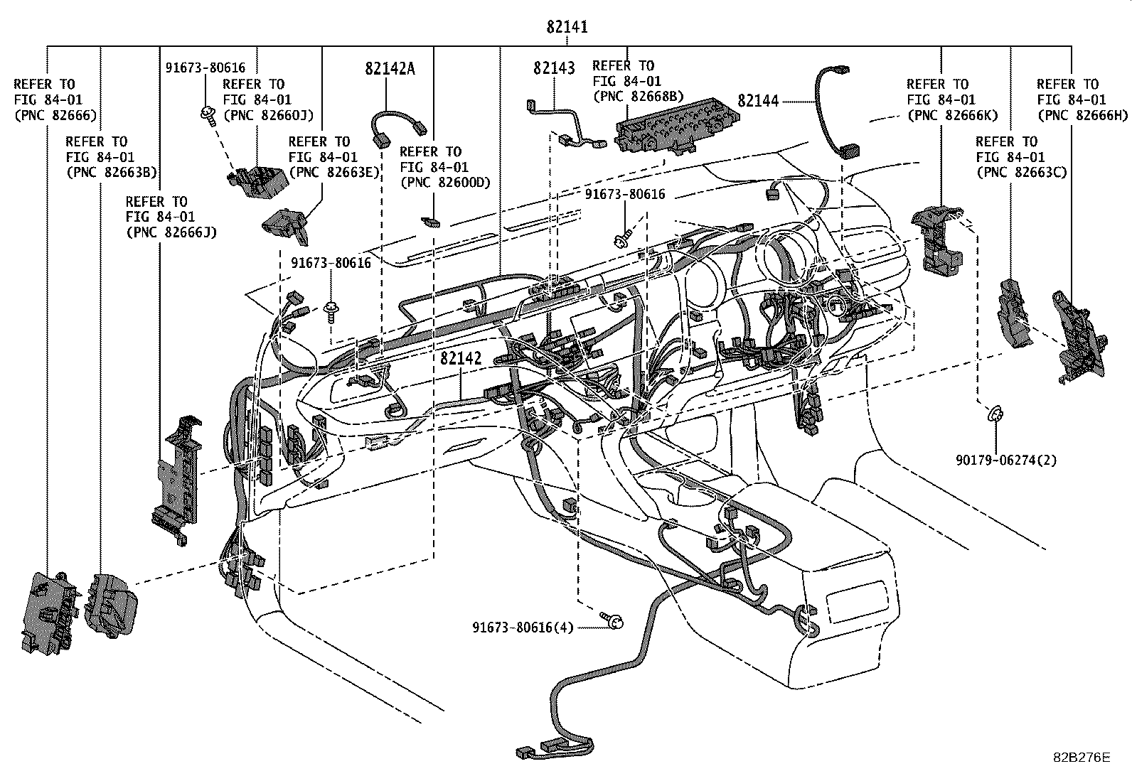 82817-0R580 PROTECTOR, WIRING HARNESS, NO.24 product image