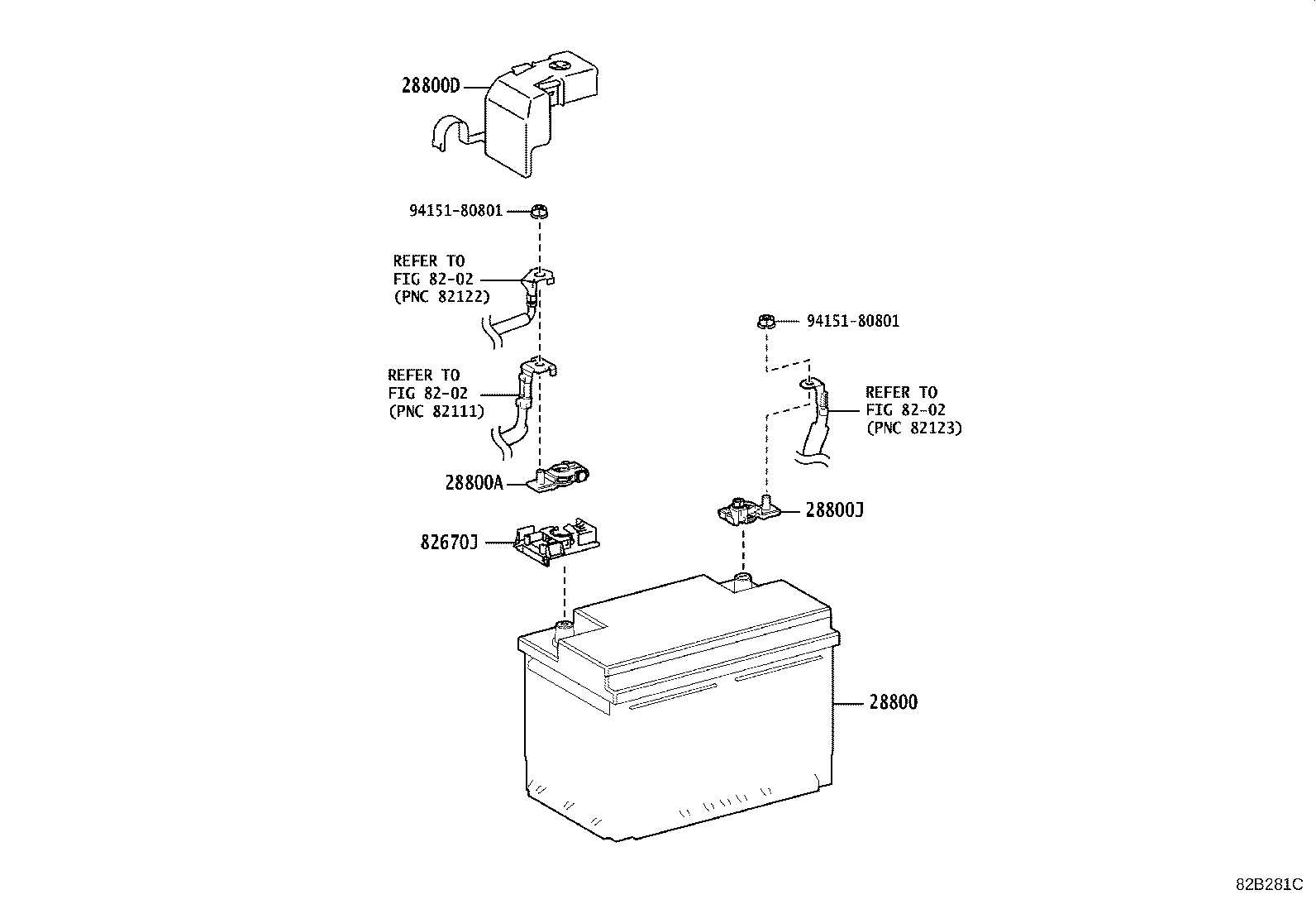 Toyota 28800-25020 BATTERY