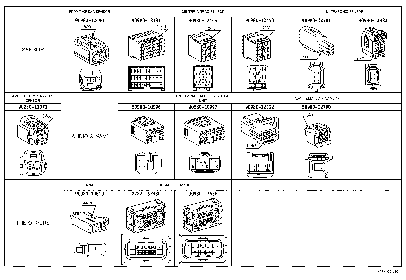 82817-0D790 PROTECTOR, WIRING HARNESS, NO.10 product image