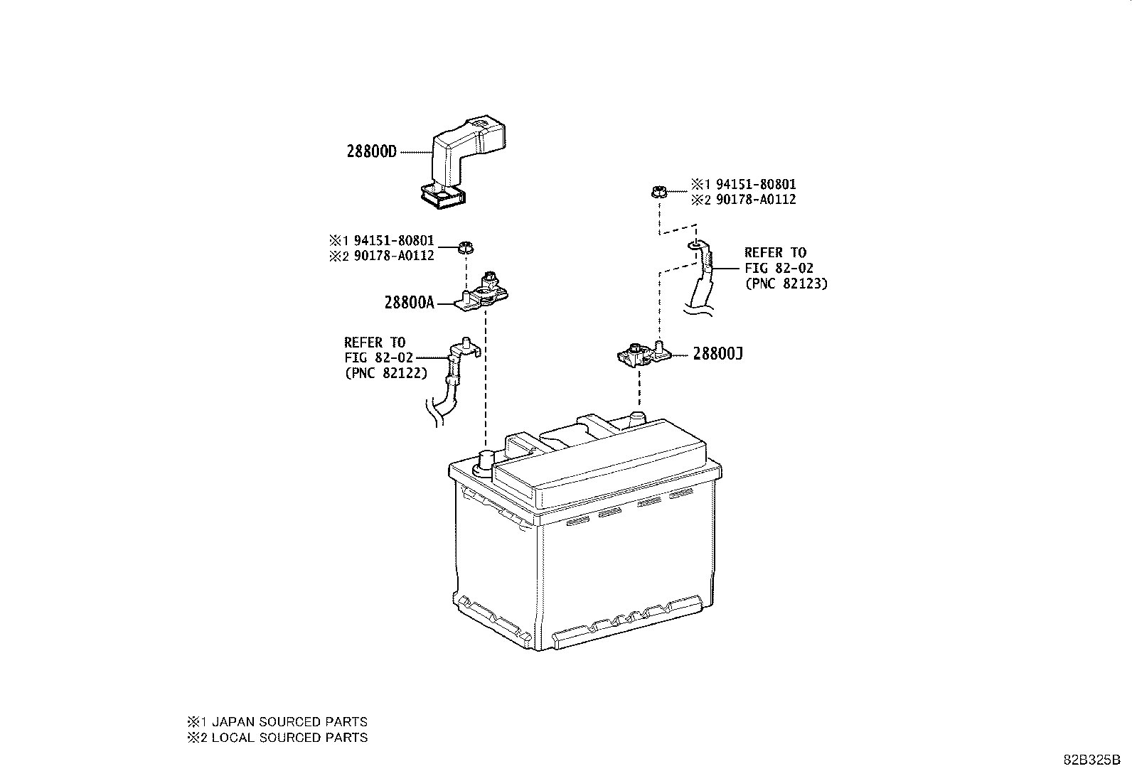 Toyota 28885-0P030 HOSE, BATTERY