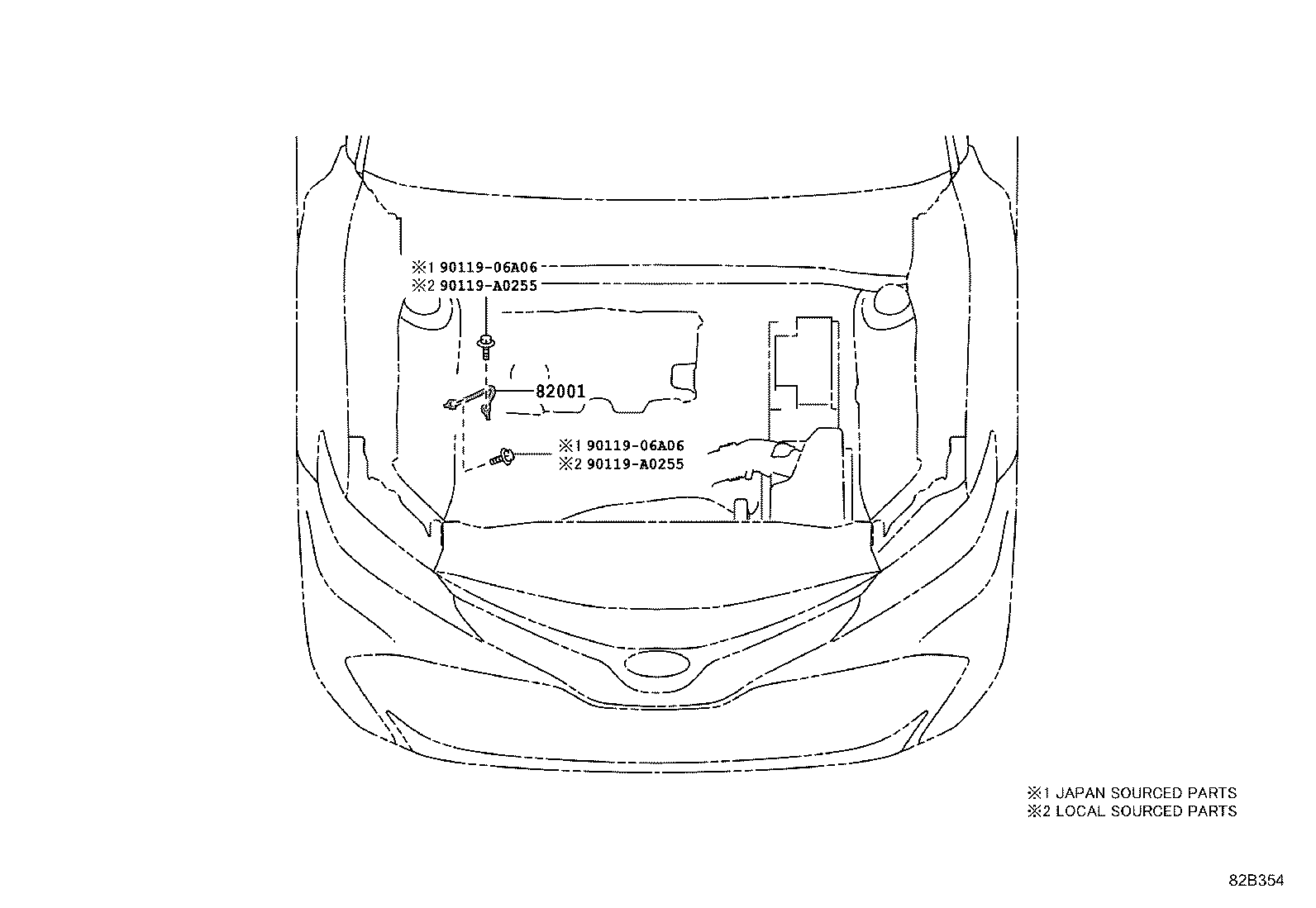 82192-06880 WIRE, FRONT SEAT, LH NO.2 product image