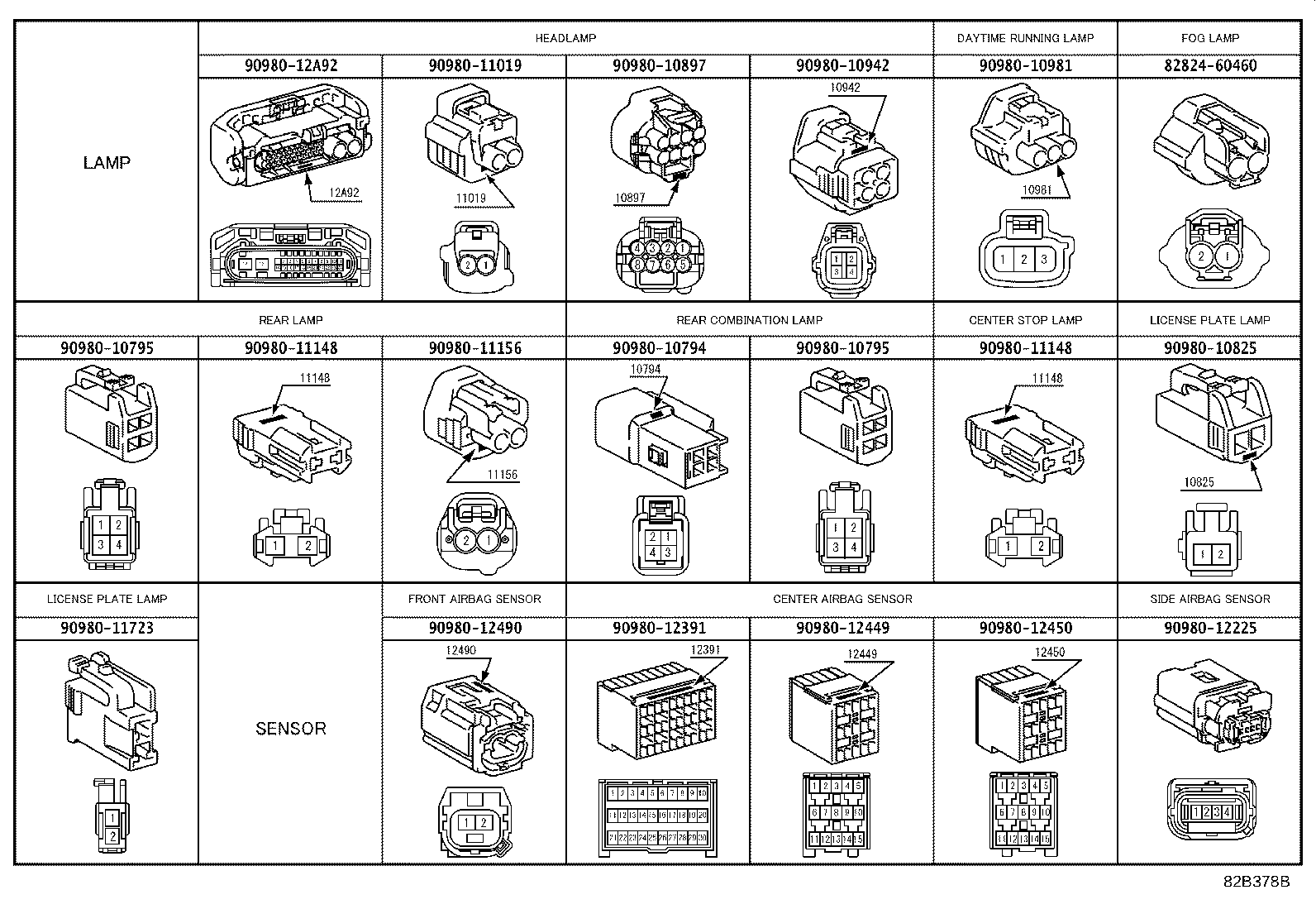 82113-48080 WIRE, ENGINE ROOM, NO.3 product image