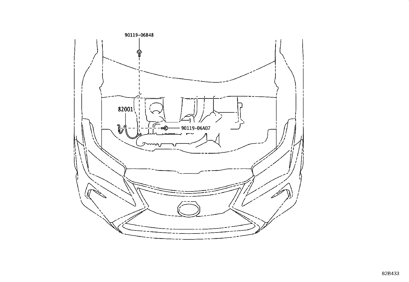82142-48P50 WIRE, INSTRUMENT PANEL, NO.2 product image