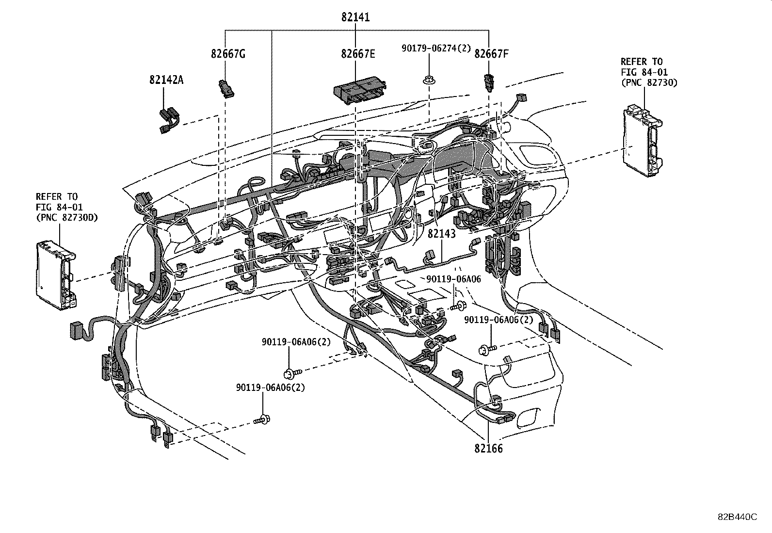 82113-50140 WIRE, ENGINE ROOM, NO.3 product image