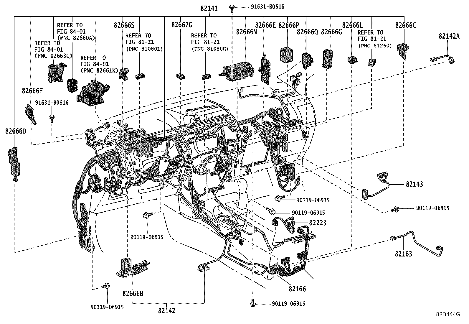 82142-6AL11 WIRE, INSTRUMENT PANEL, NO.2 product image