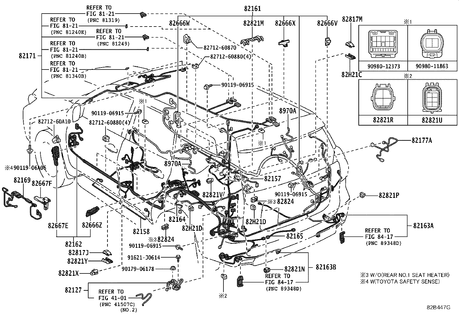 82142-6AL11 WIRE, INSTRUMENT PANEL, NO.2 product image
