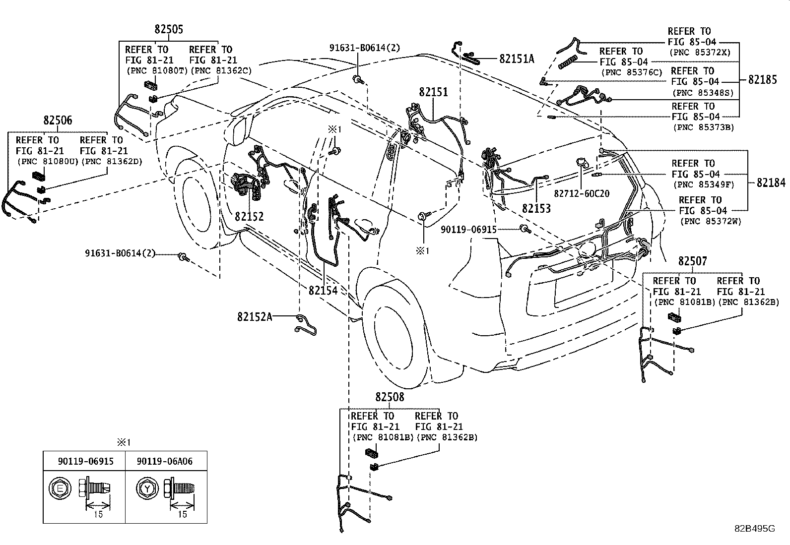 82142-6AL33 WIRE, INSTRUMENT PANEL, NO.2 product image