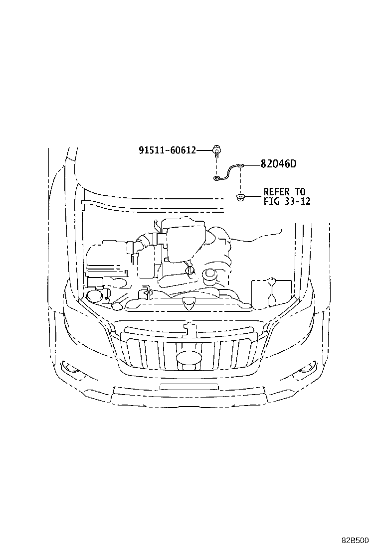 82142-6AL33 WIRE, INSTRUMENT PANEL, NO.2 product image