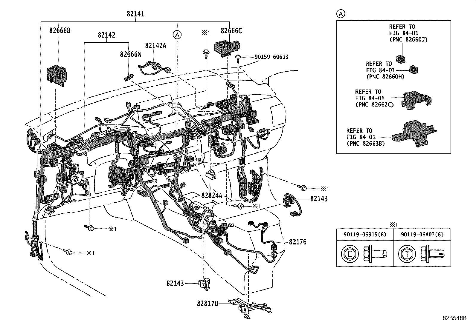 82191-78080 WIRE, FRONT SEAT, RH product image