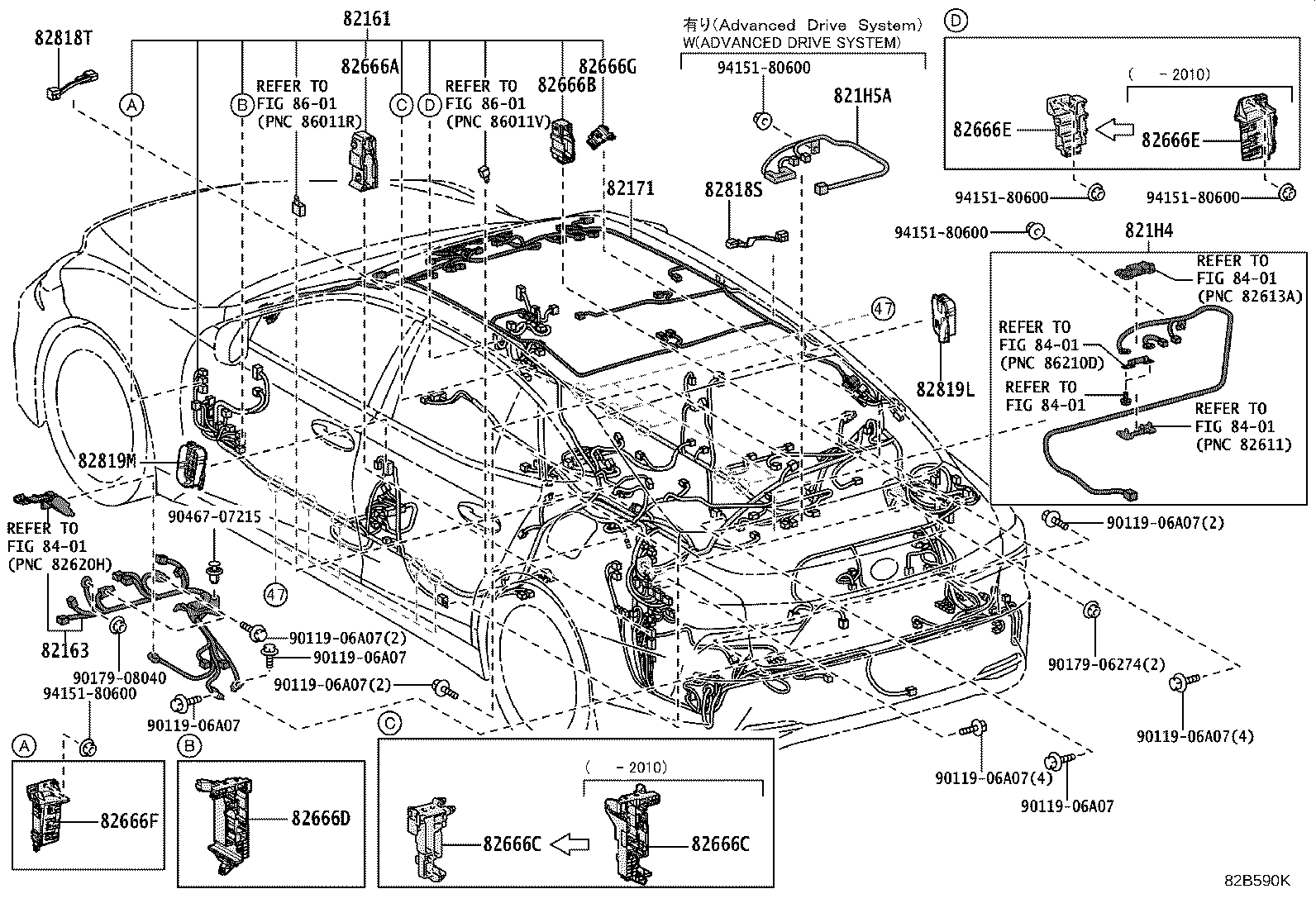 82113-50140 WIRE, ENGINE ROOM, NO.3 product image