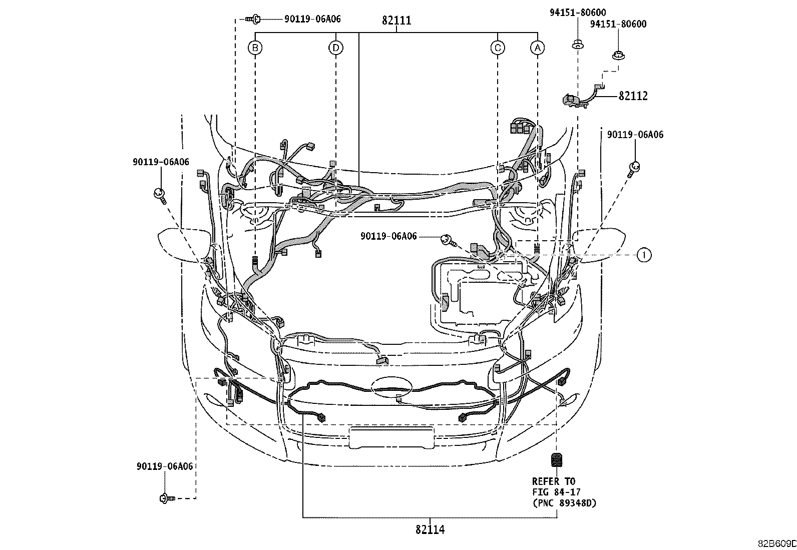 82824-15040 CONNECTOR, WIRING HARNESS product image