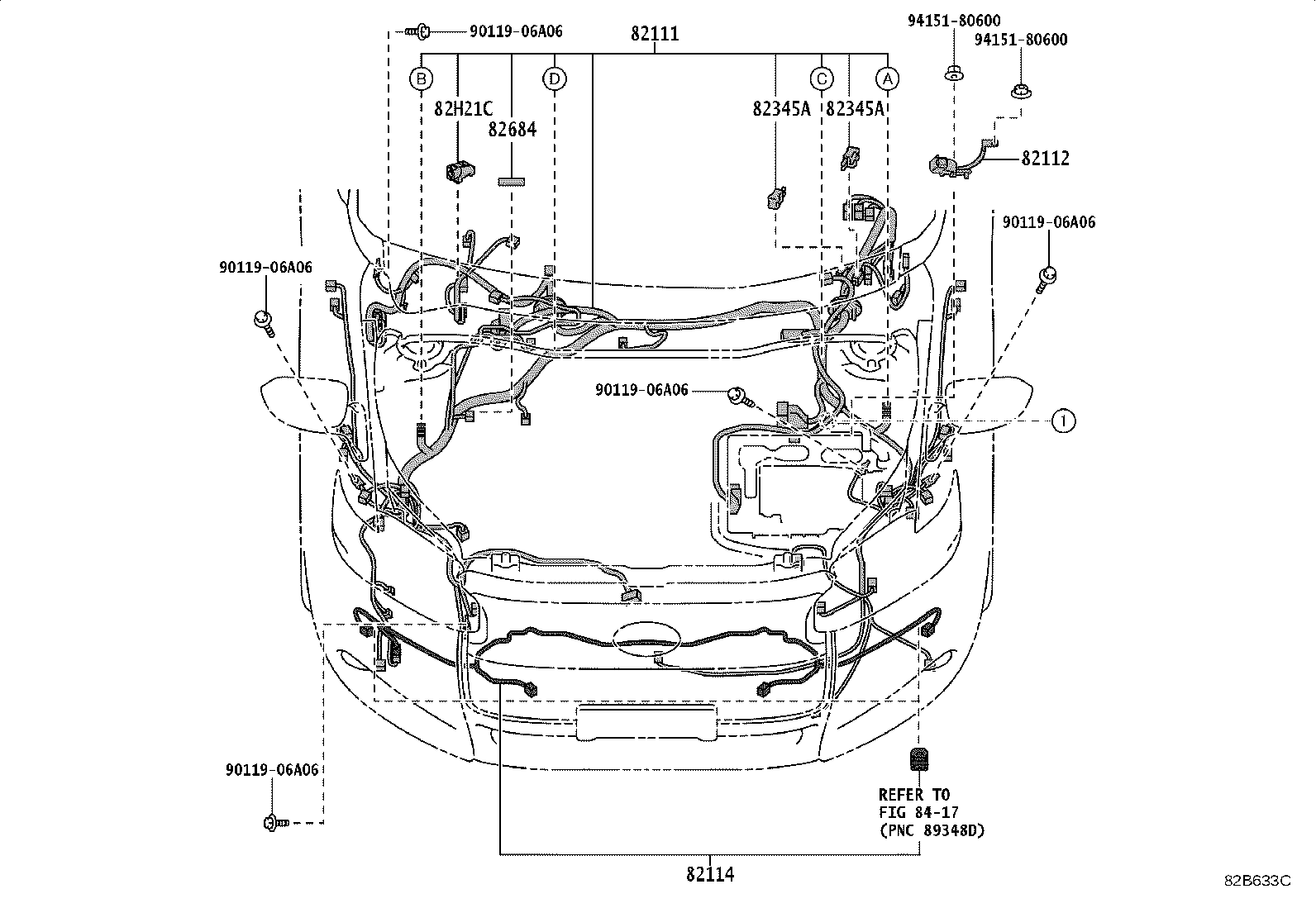 82817-15210 PROTECTOR, WIRING HARNESS, NO.1 product image