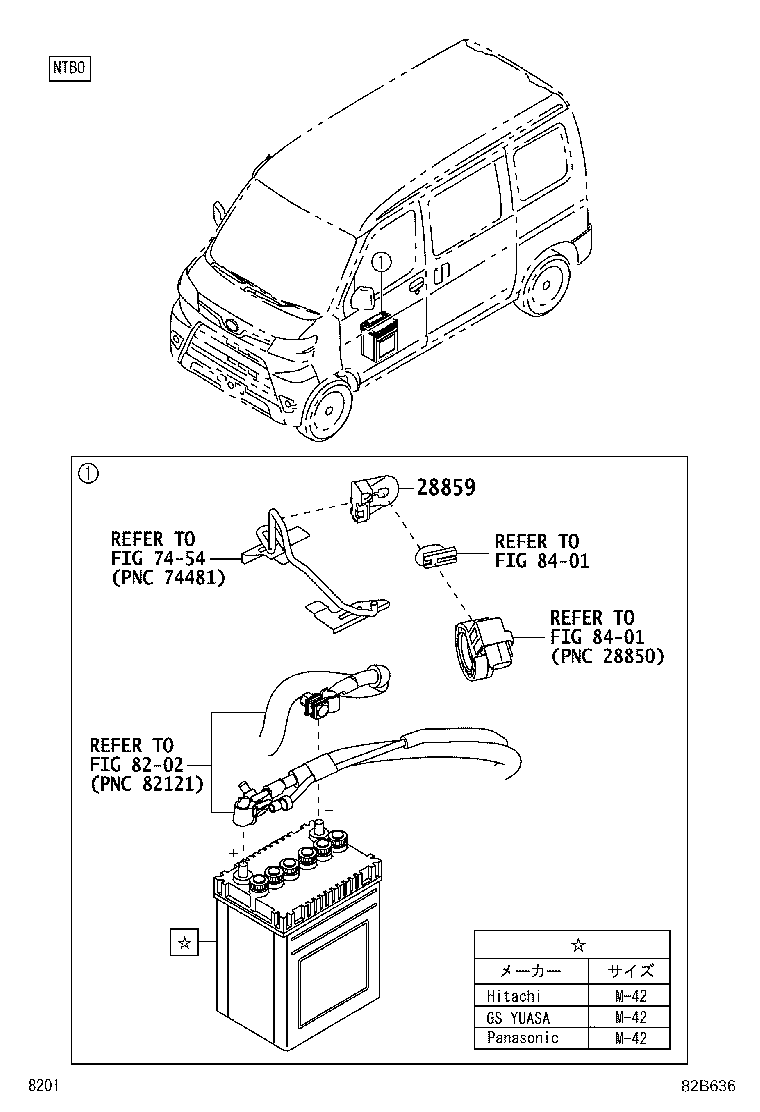 28859-B5010 HOLDER, BATTERY CURRENT SENSOR product image