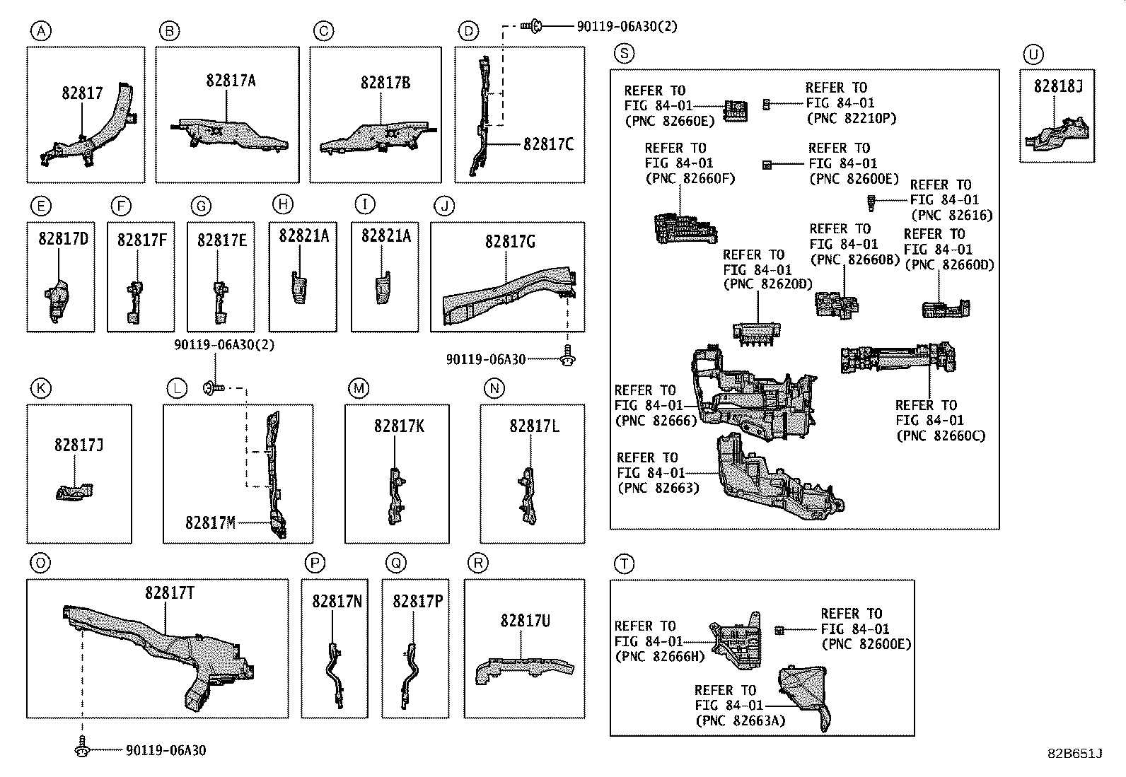 82712-50370 SUPPORT, WIRING HARNESS, NO.1 product image