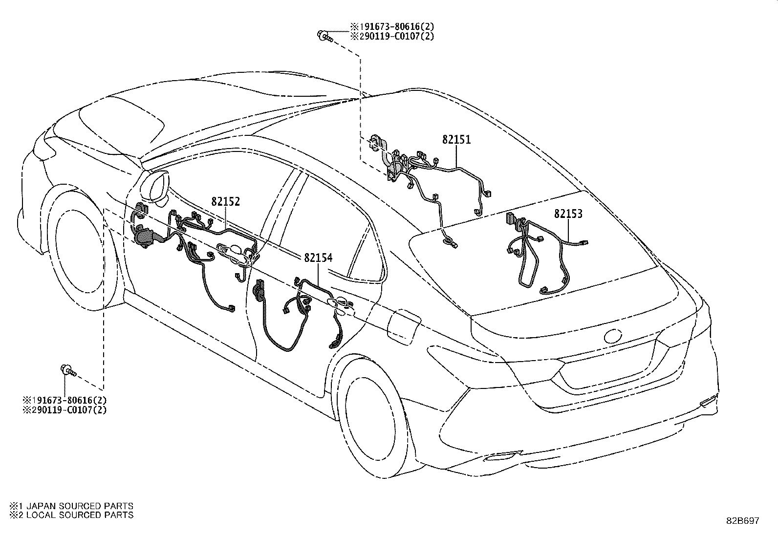 82121-06J02 WIRE, ENGINE product image