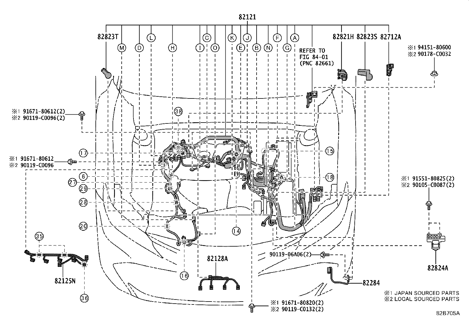 82121-06J02 WIRE, ENGINE product image