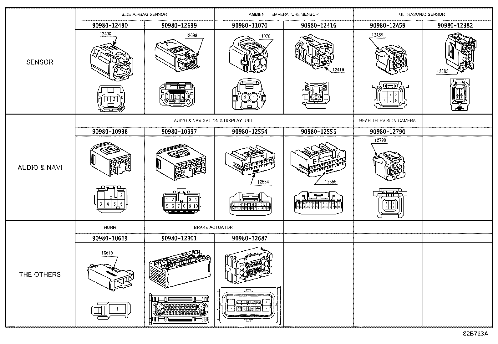 82113-48080 WIRE, ENGINE ROOM, NO.3 product image