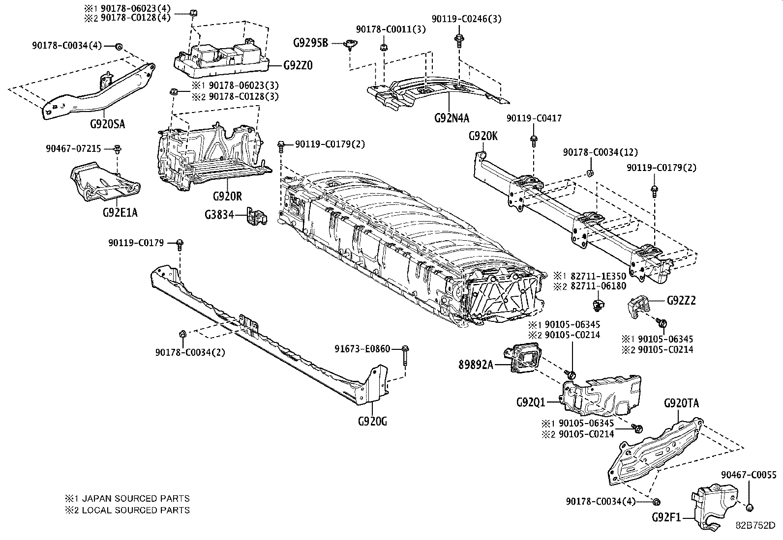 G9510-06010 BATTERY ASSY, HV SUPPLY product image