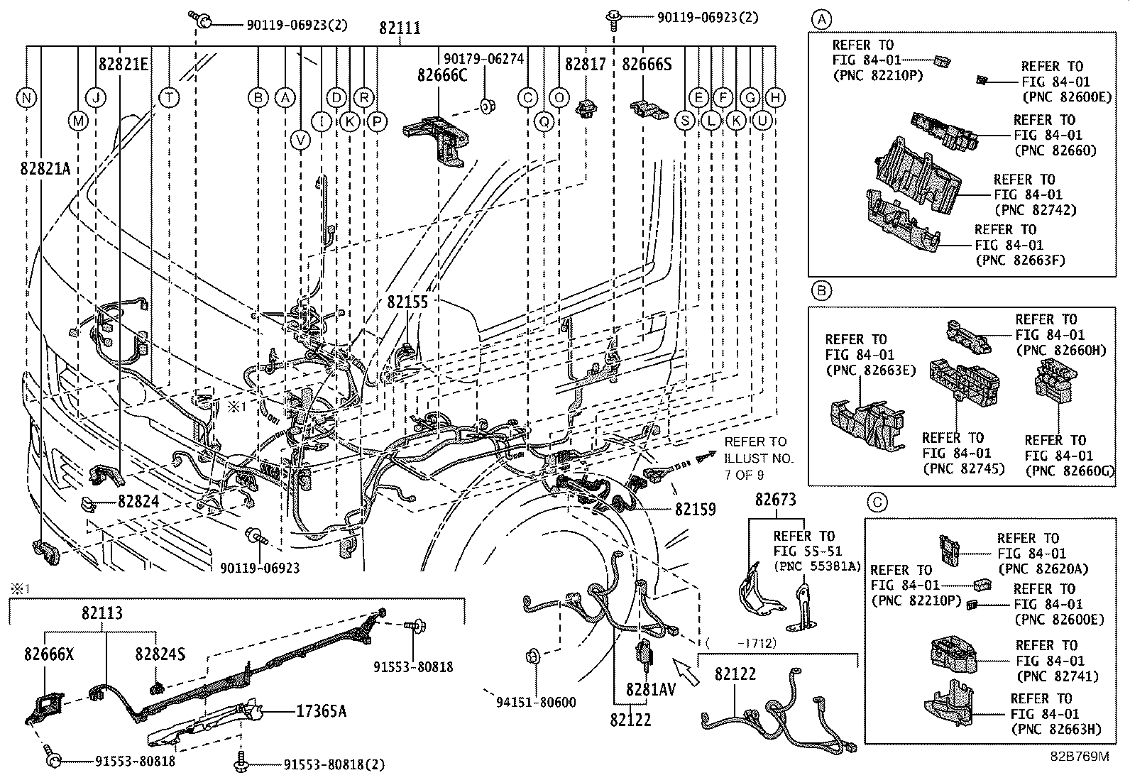 82020-V3142 HARNESS ASSY, WIRING COWL TO HEADLAMP product image