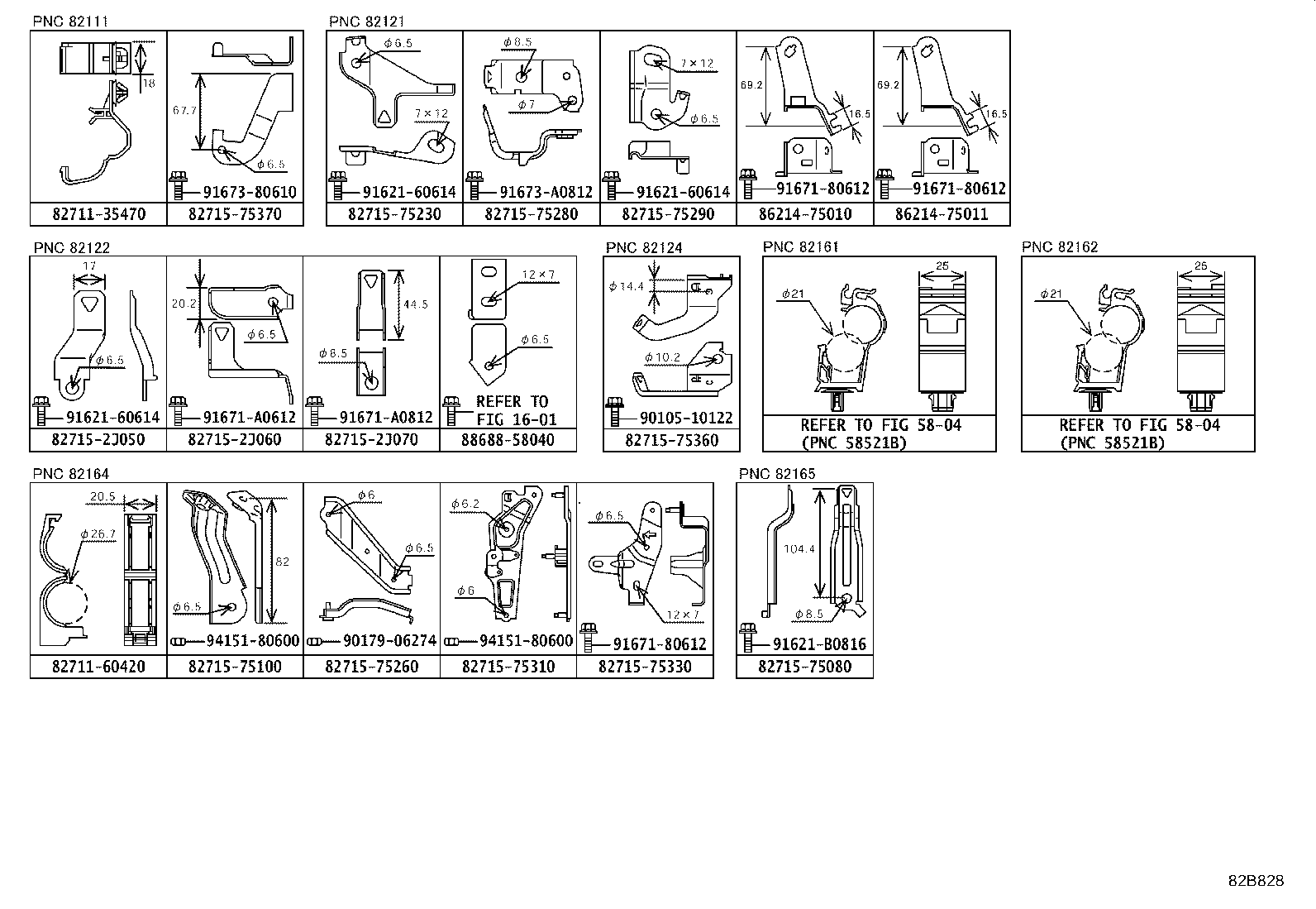 82817-75390 PROTECTOR, WIRING HARNESS, NO.1 product image