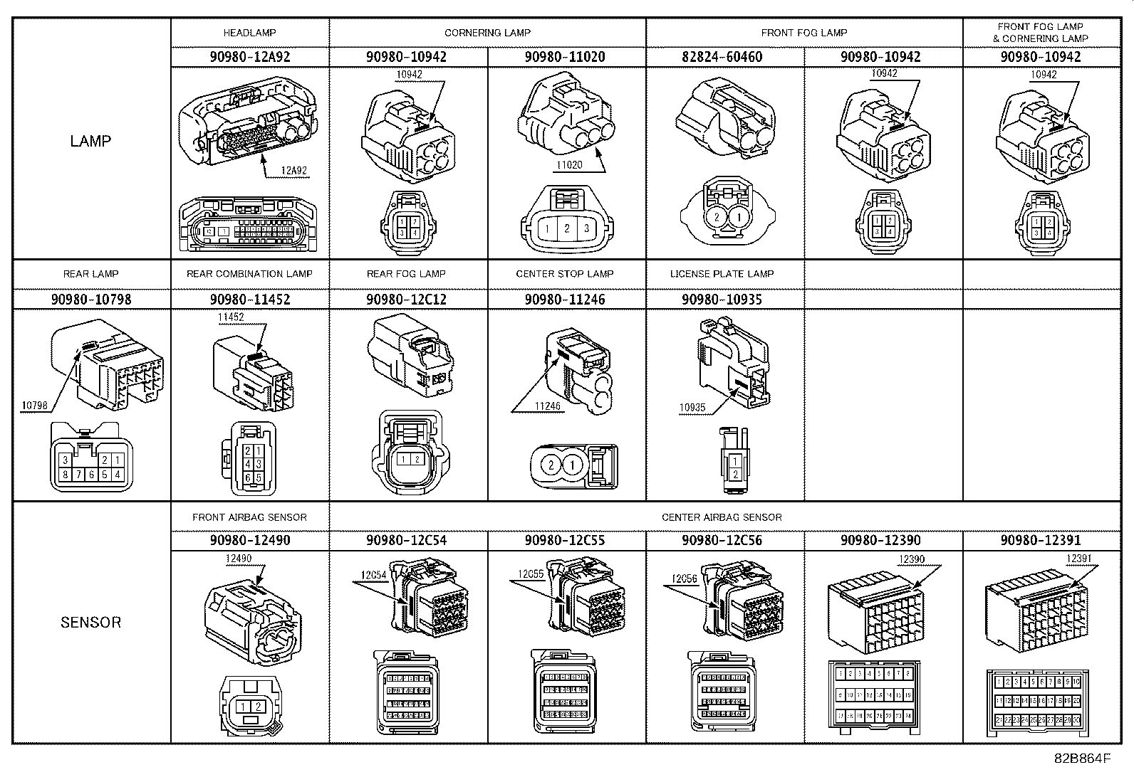 82183-48140 WIRE, LUGGAGE ROOM, NO.3 product image