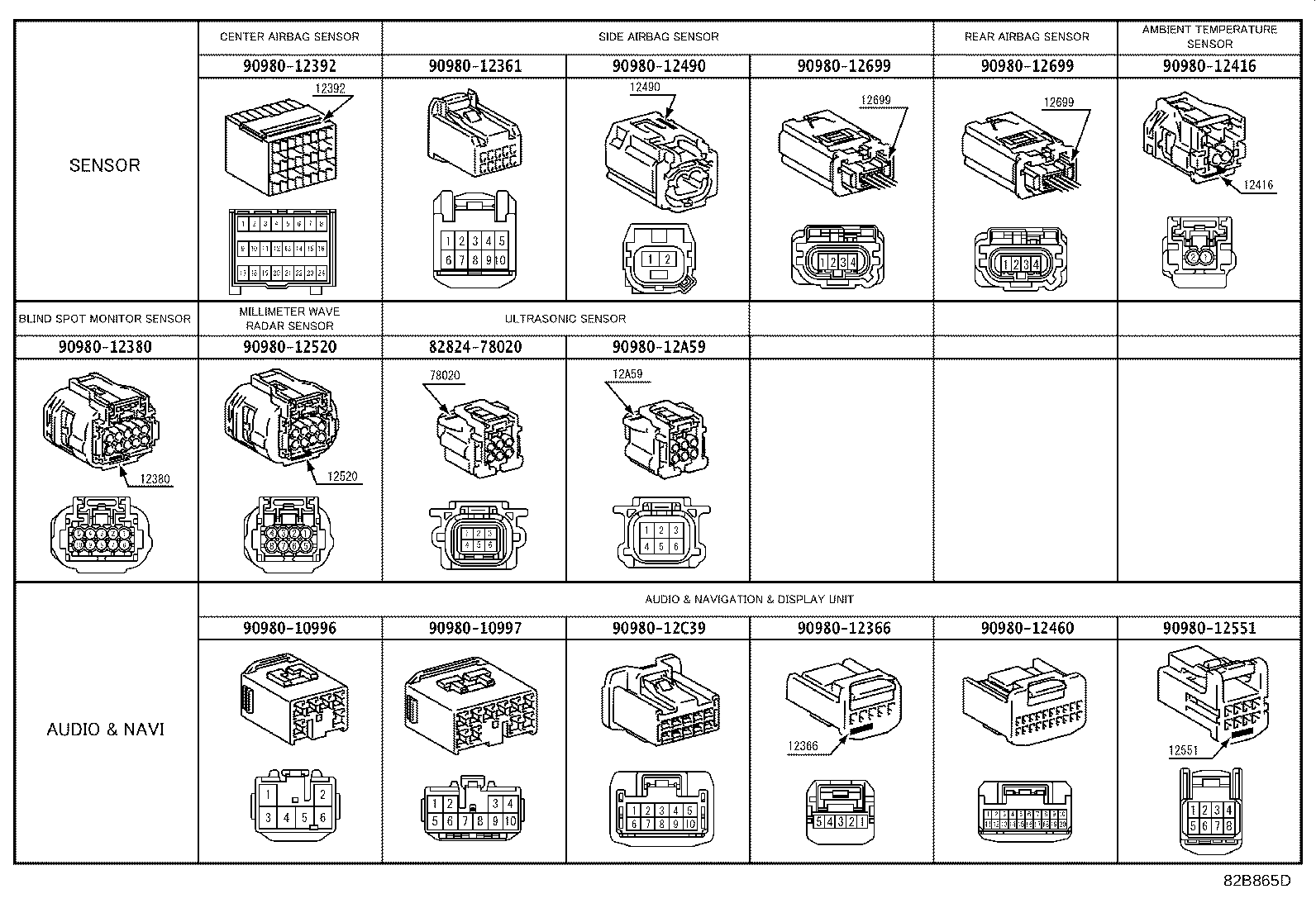 82183-48140 WIRE, LUGGAGE ROOM, NO.3 product image