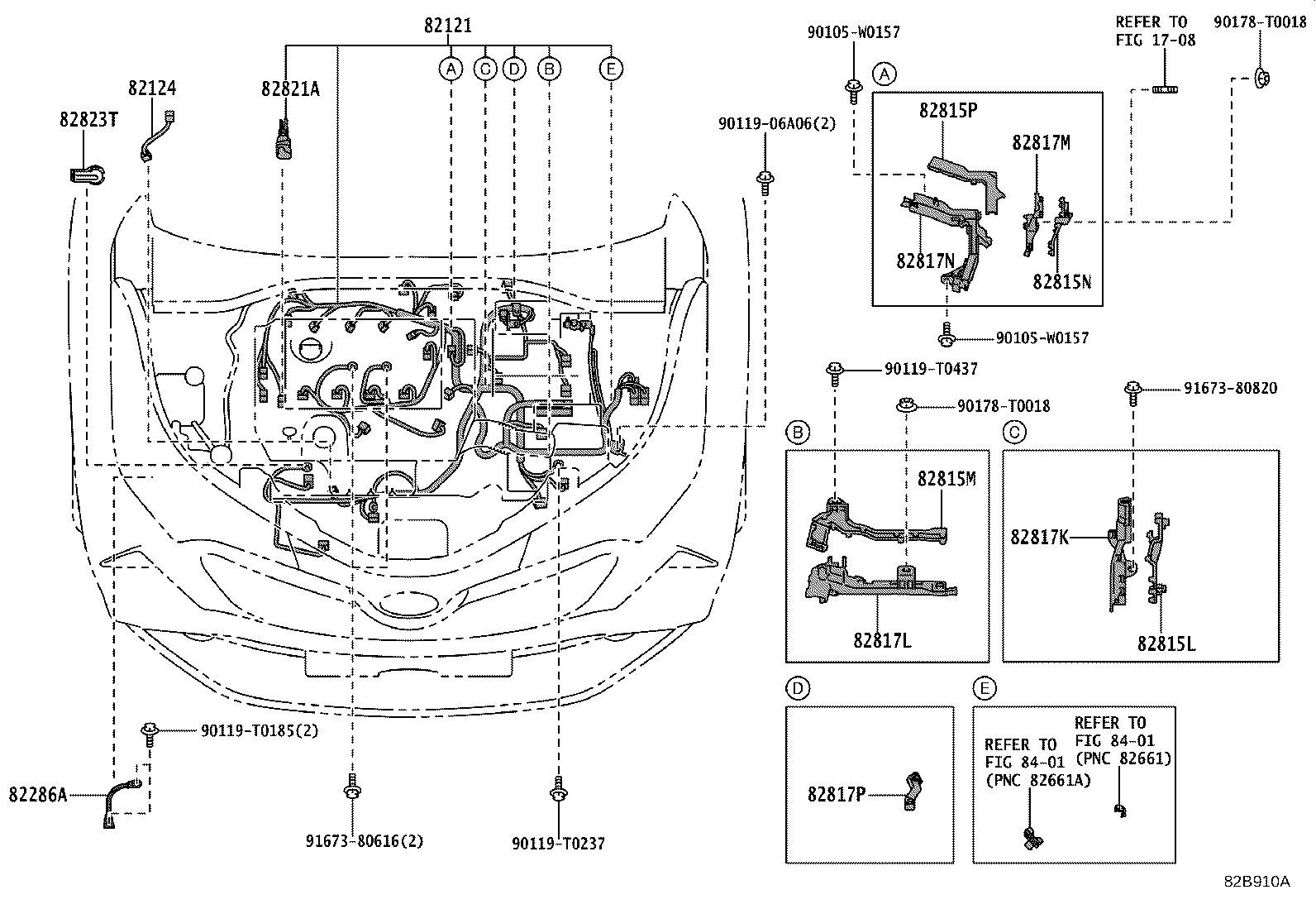 82142-F4060 WIRE, INSTRUMENT PANEL, NO.2 product image