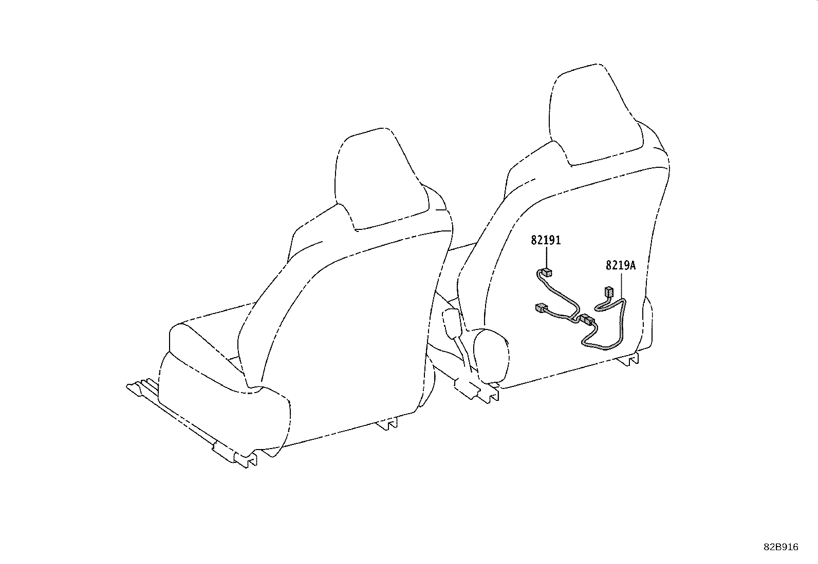 82142-F4060 WIRE, INSTRUMENT PANEL, NO.2 product image