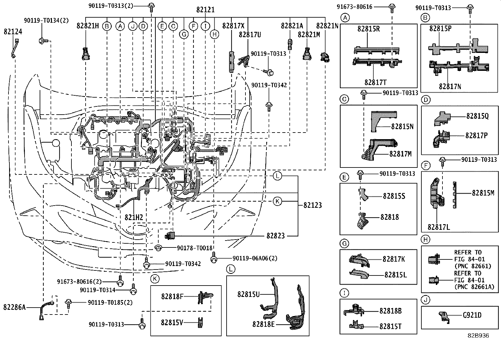 82142-F4060 WIRE, INSTRUMENT PANEL, NO.2 product image