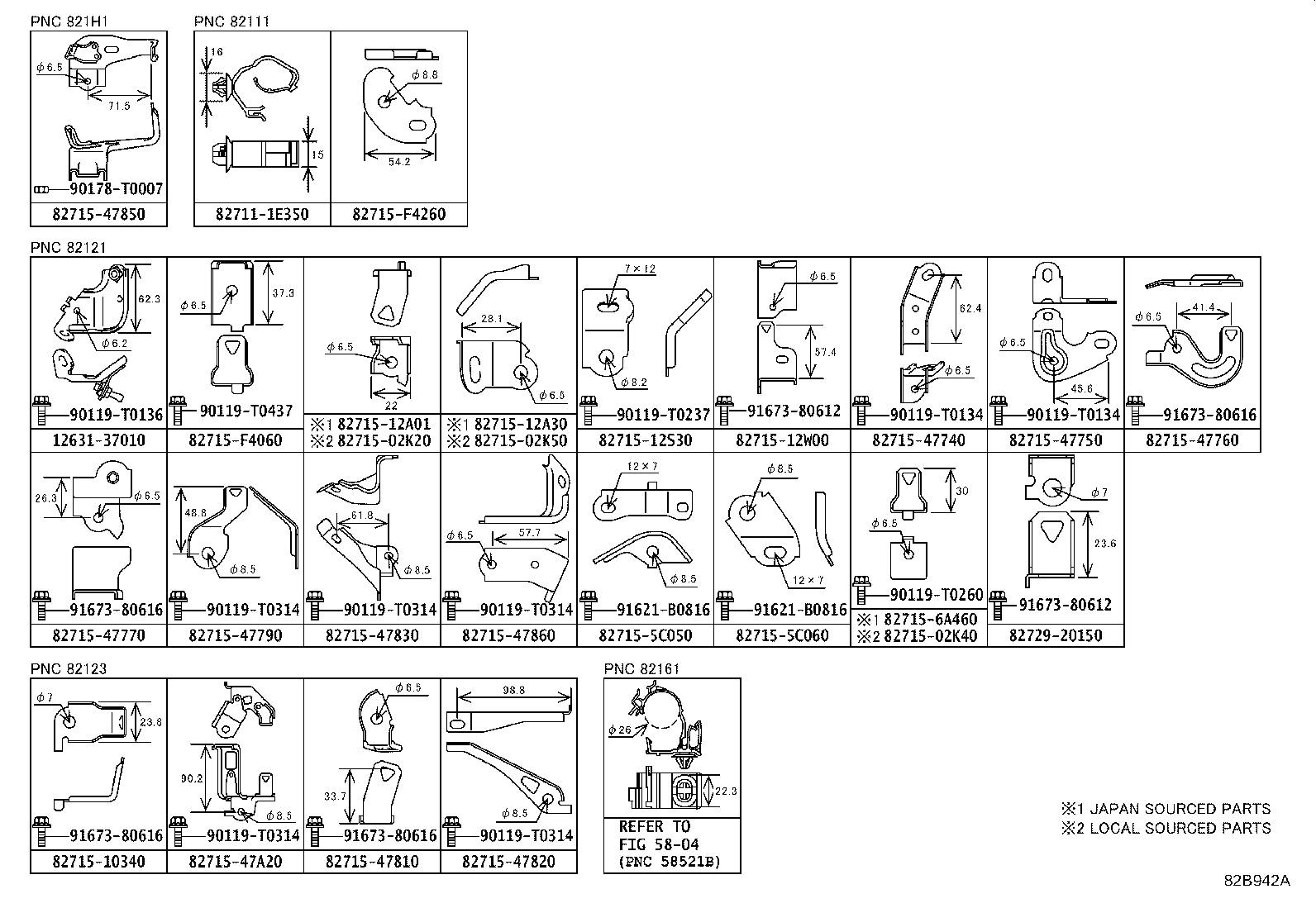 82142-F4060 WIRE, INSTRUMENT PANEL, NO.2 product image