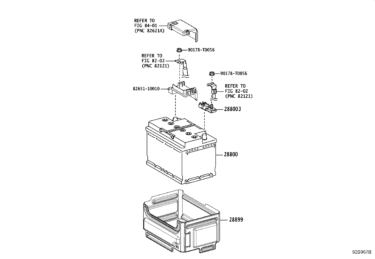 28899-0T030 INSULATOR, BATTERY product image