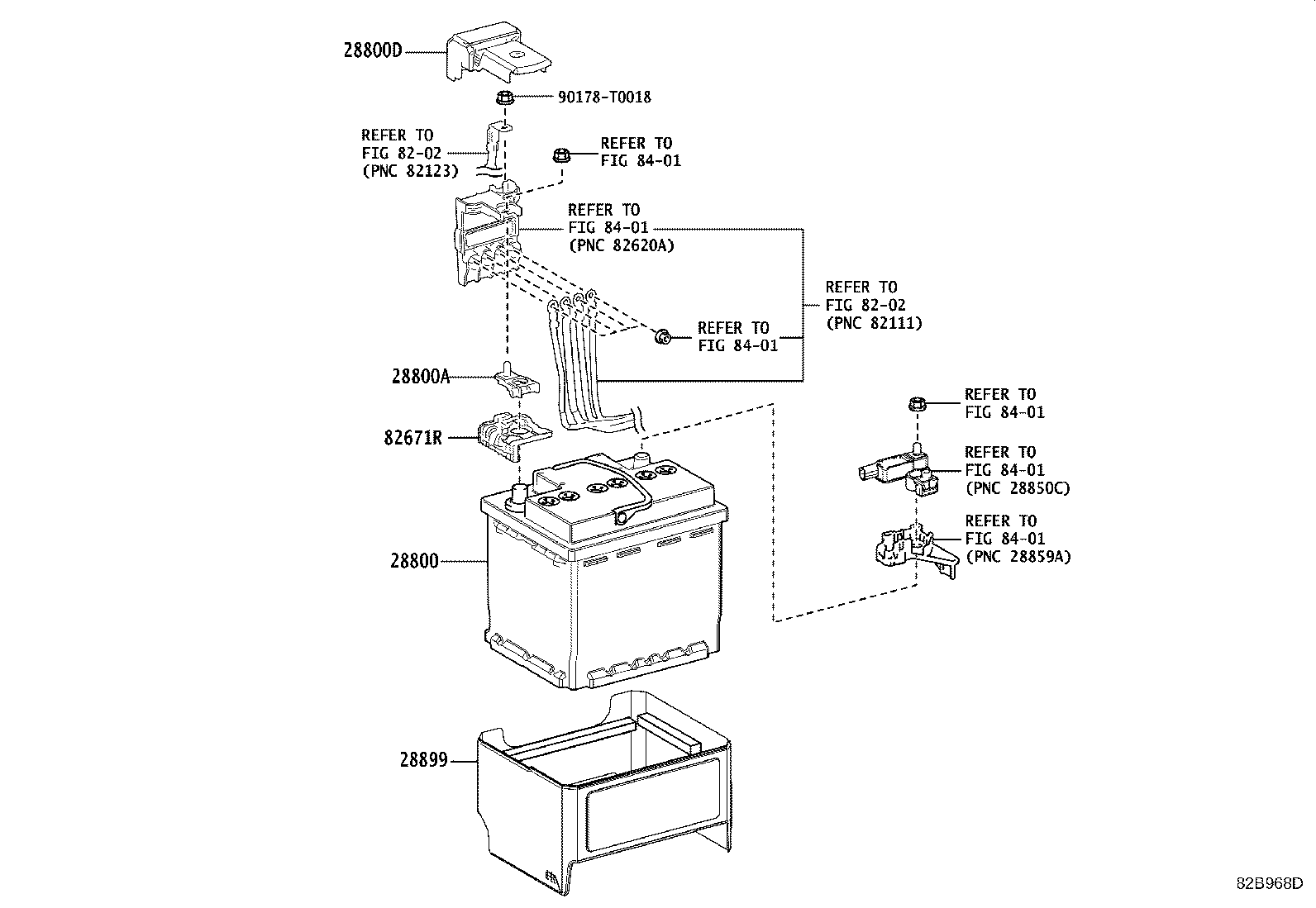 28899-0T030 INSULATOR, BATTERY product image