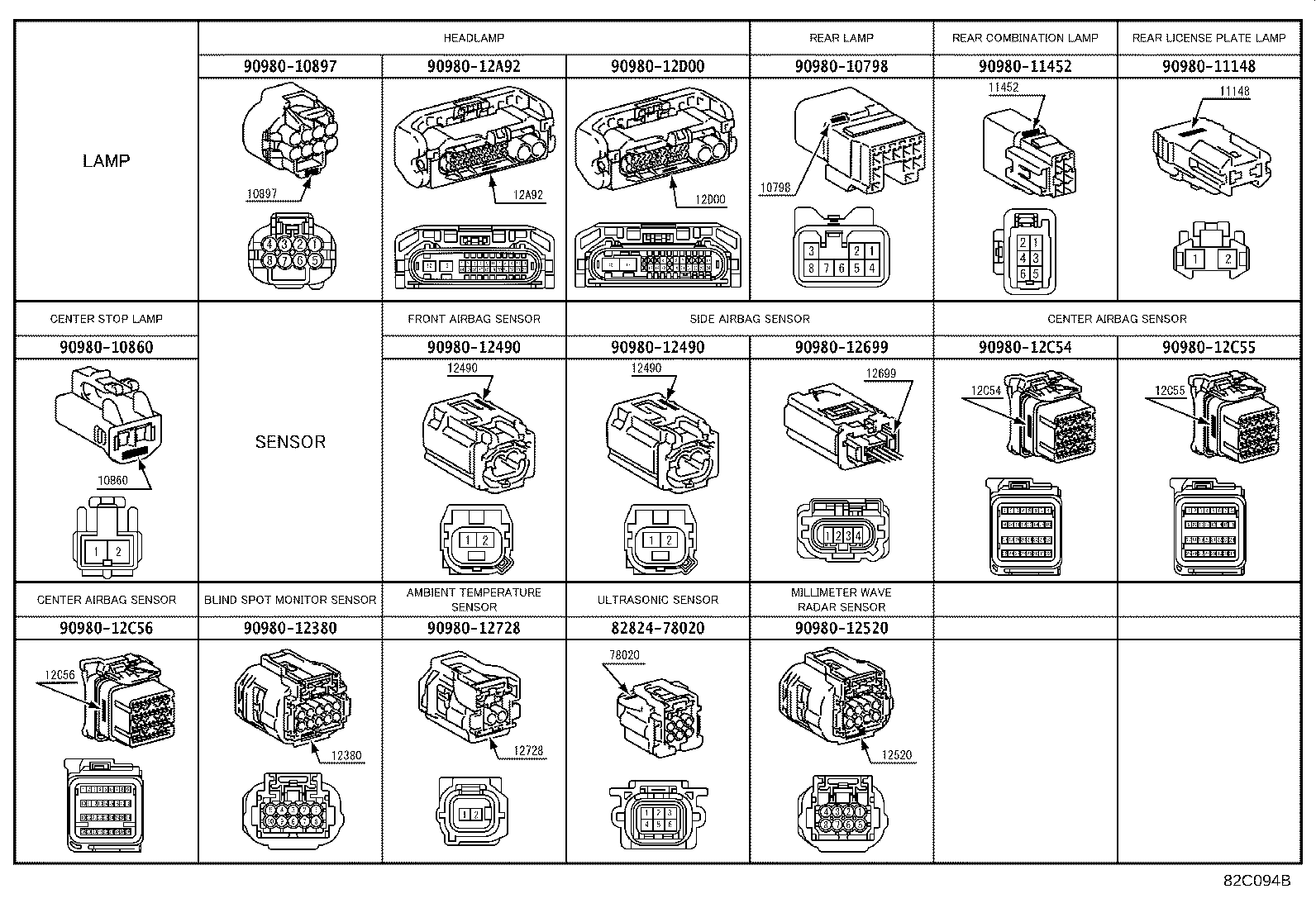 82151-07440 WIRE, FRONT DOOR, RH product image