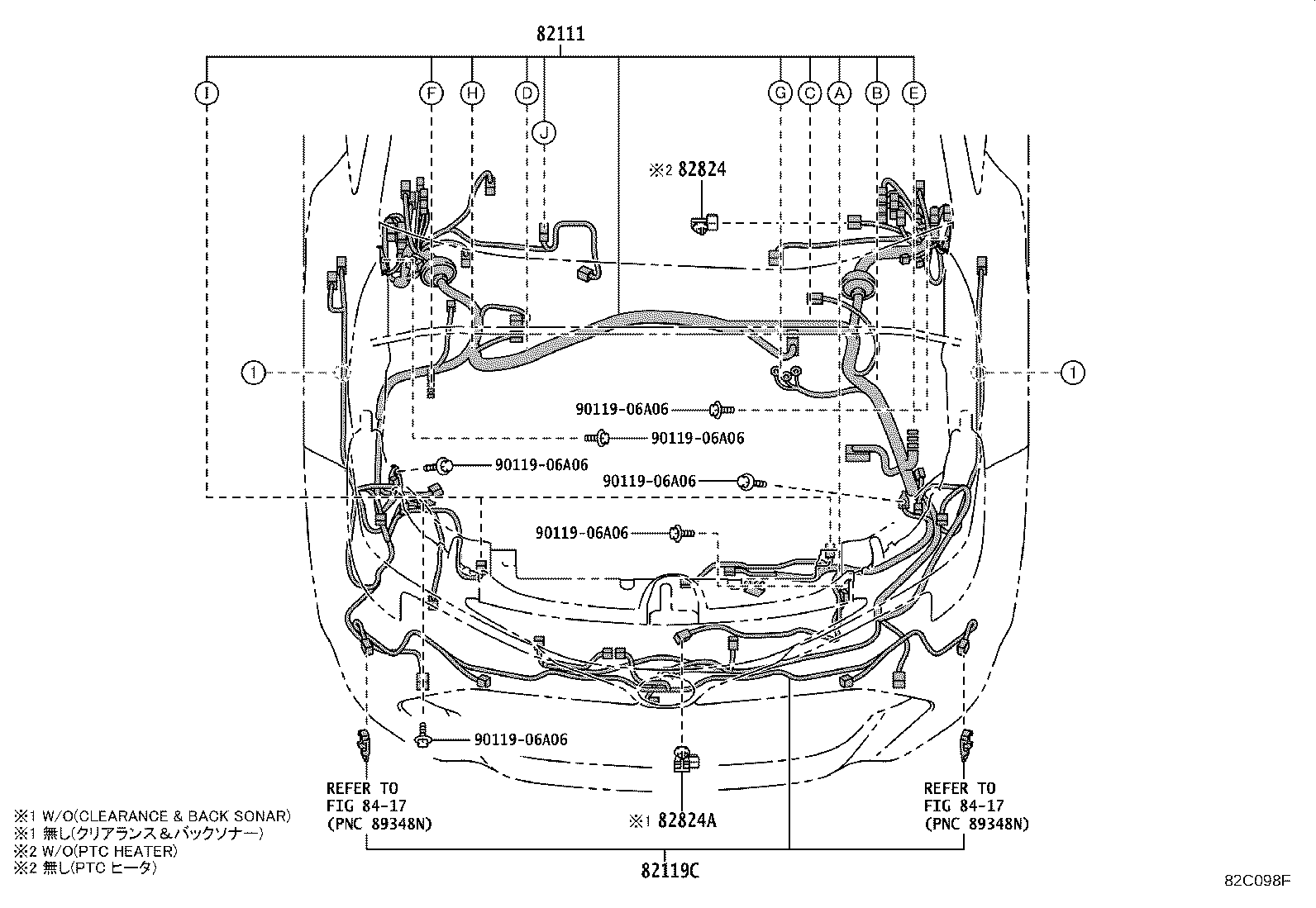 82151-1AB31 WIRE, FRONT DOOR, RH product image