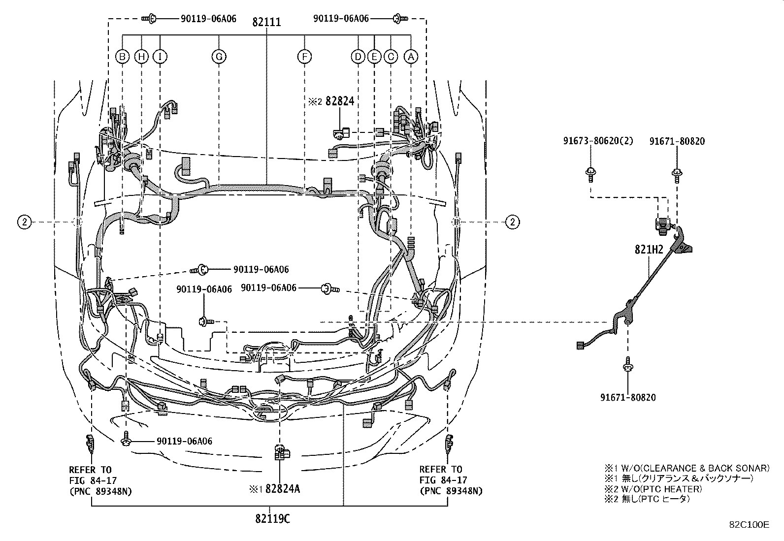 82151-1AB31 WIRE, FRONT DOOR, RH product image