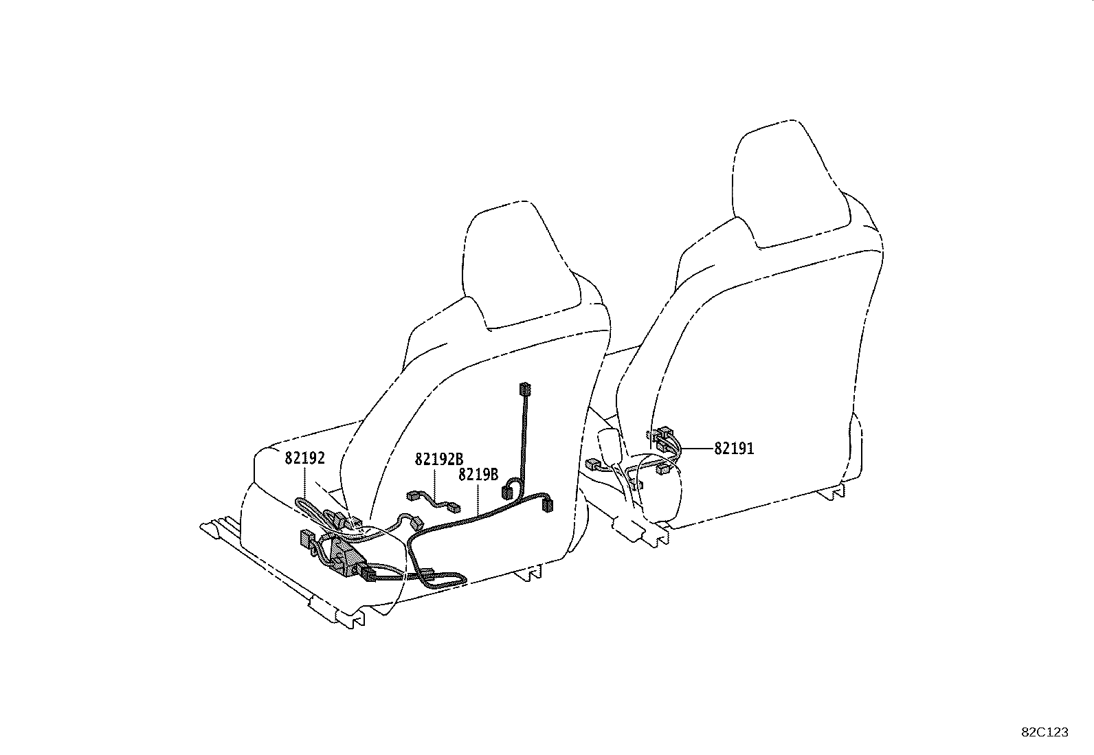 82151-1AC00 WIRE, FRONT DOOR, RH product image