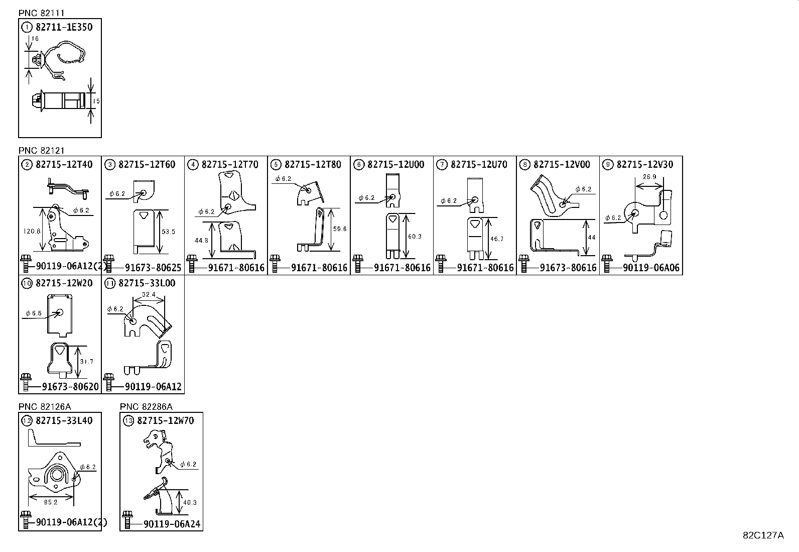 Thumbnail 9 for 82153-12C01