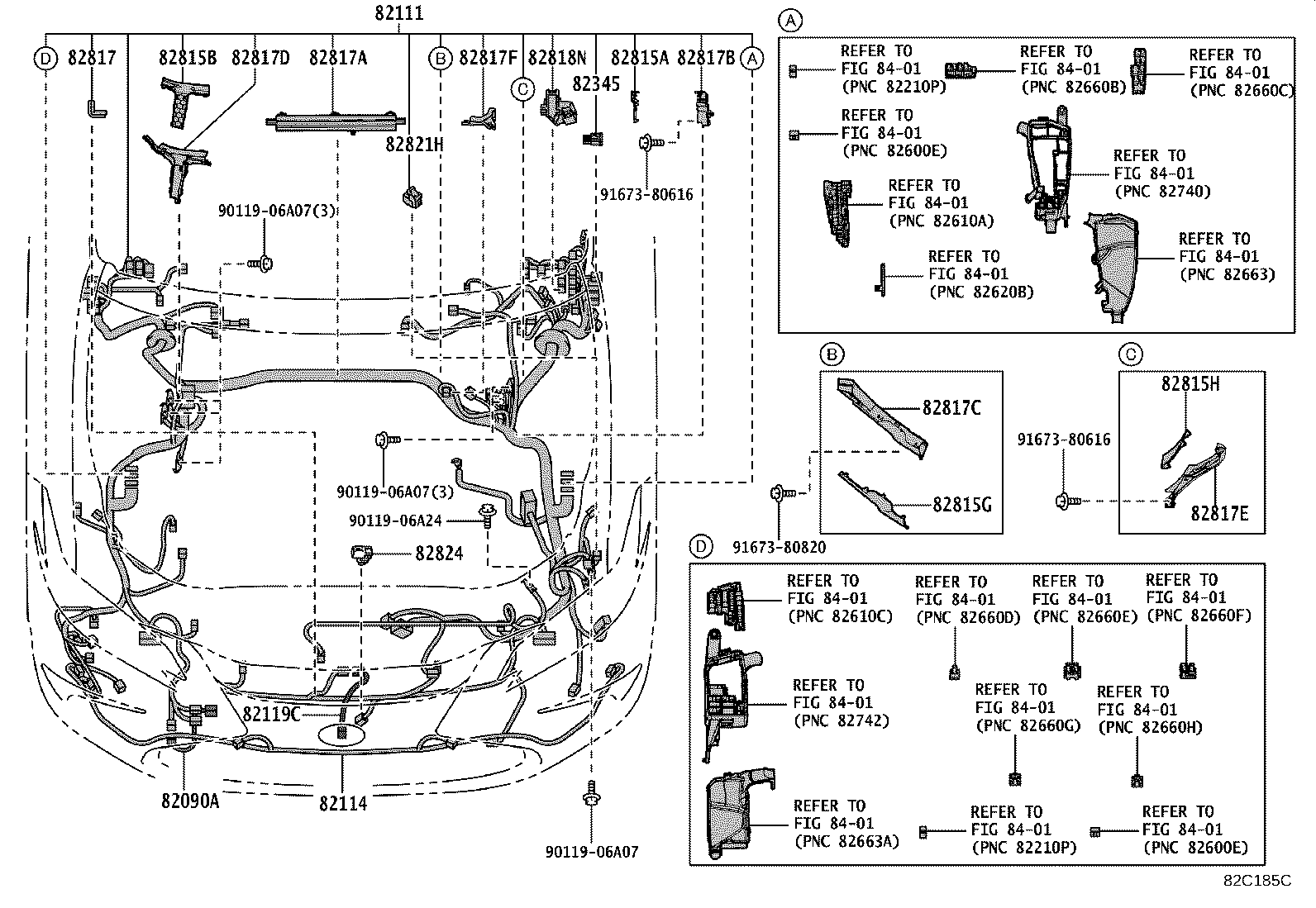 82817-33N40 PROTECTOR, WIRING HARNESS, NO.4 product image