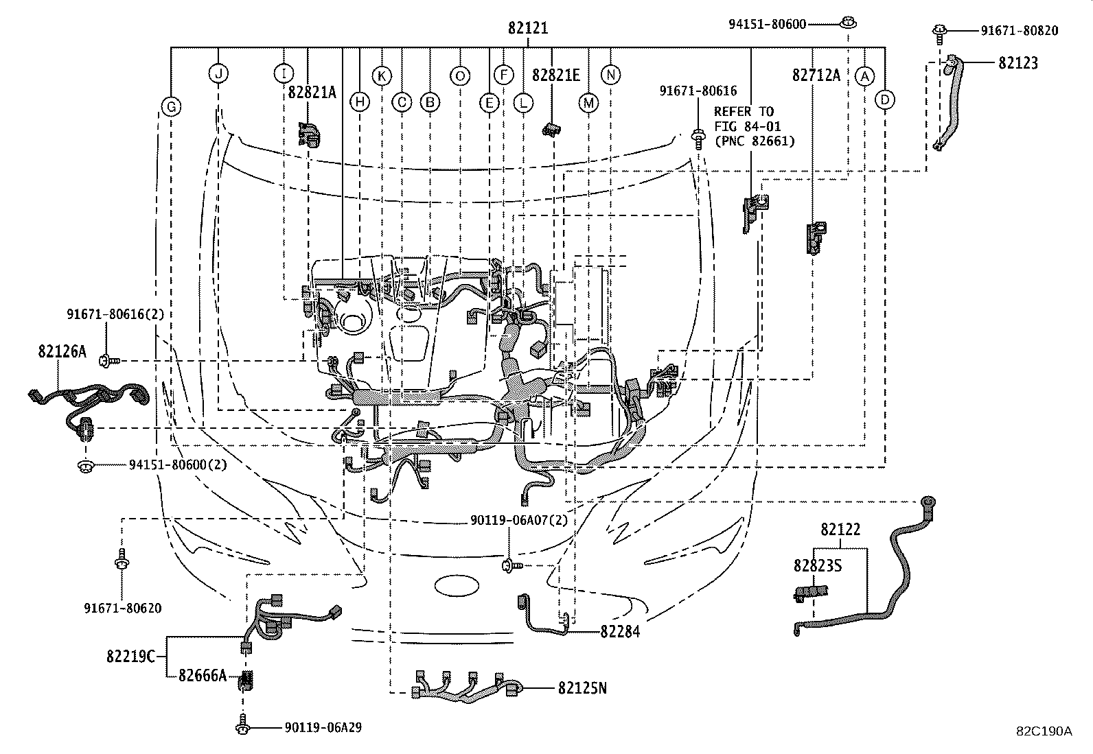 82817-33N40 PROTECTOR, WIRING HARNESS, NO.4 product image