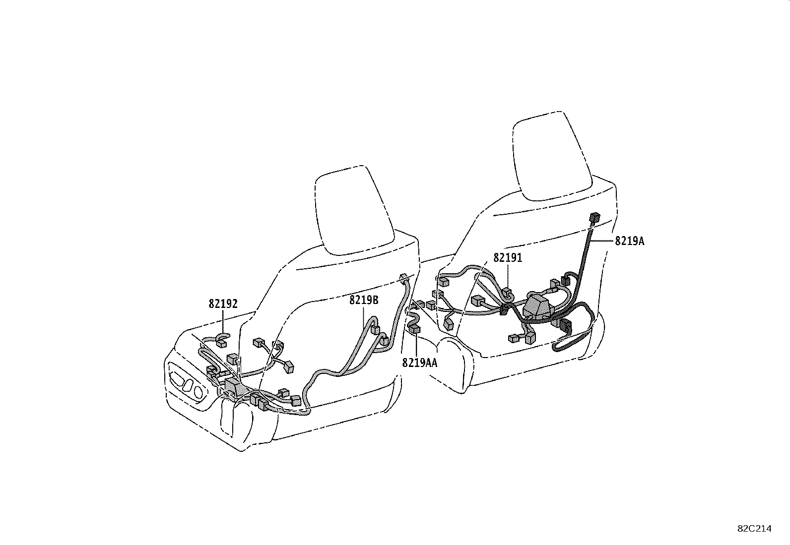 82151-33S30 WIRE, FRONT DOOR, RH product image