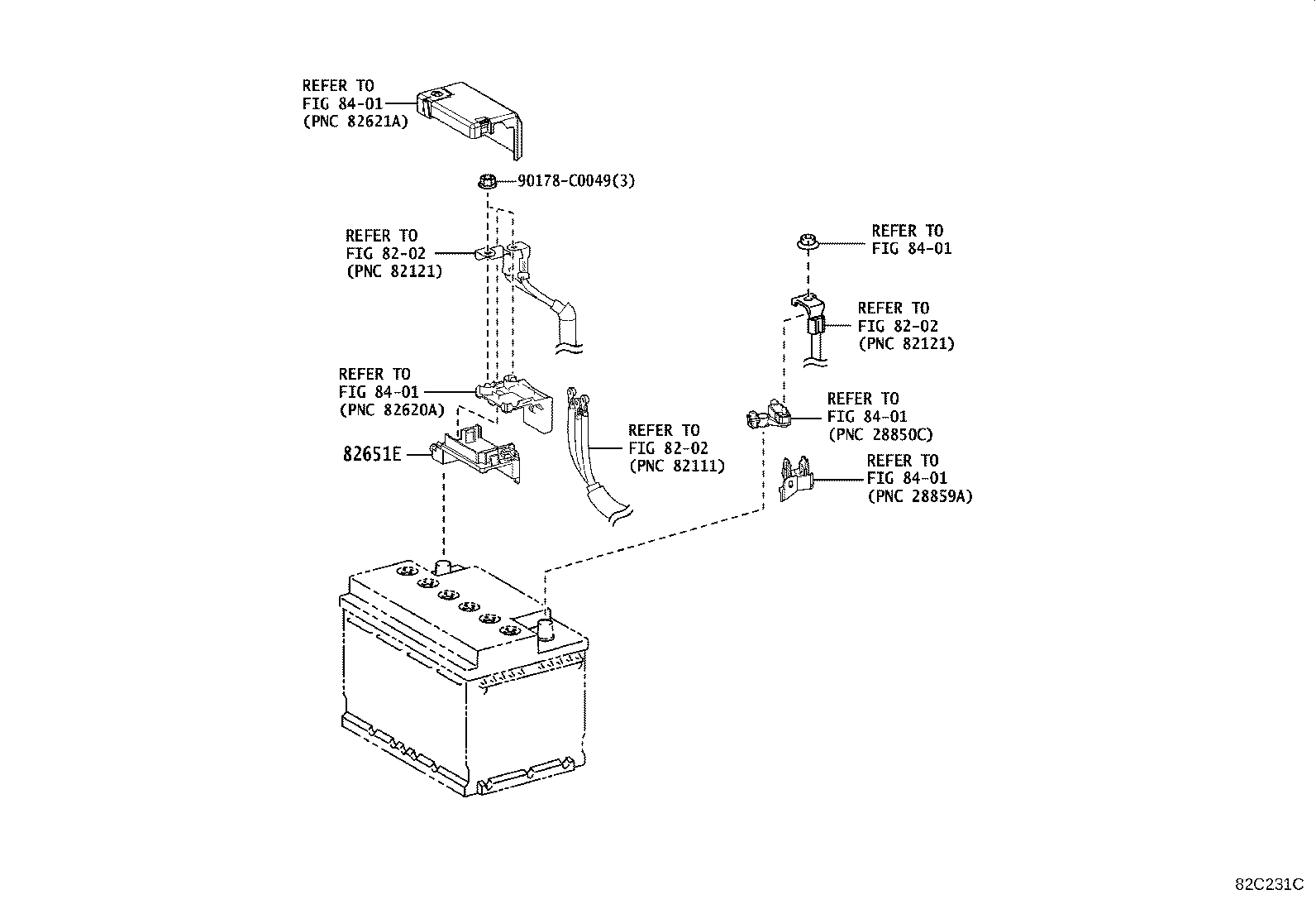 28885-F2030 HOSE, BATTERY product image