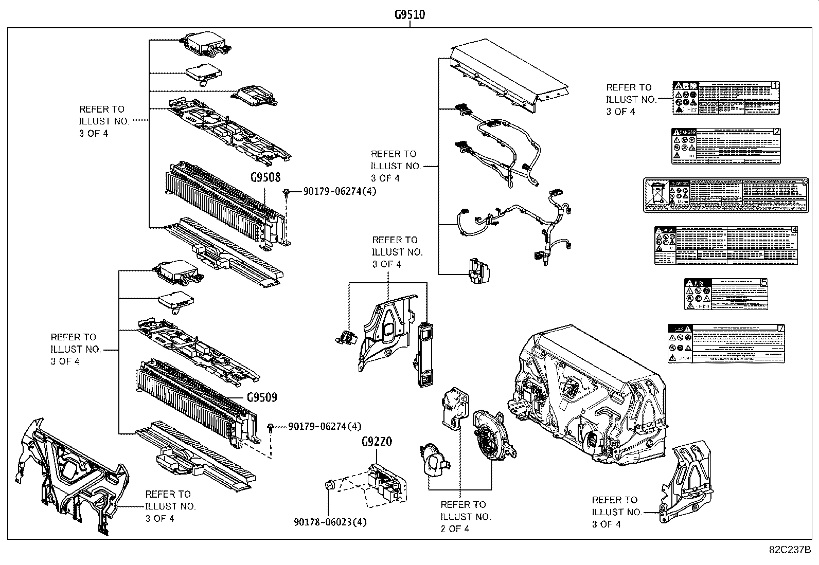 G920B-30040 BRACKET SUB-ASSY, HV BATTERY CARRIER, NO.1 product image