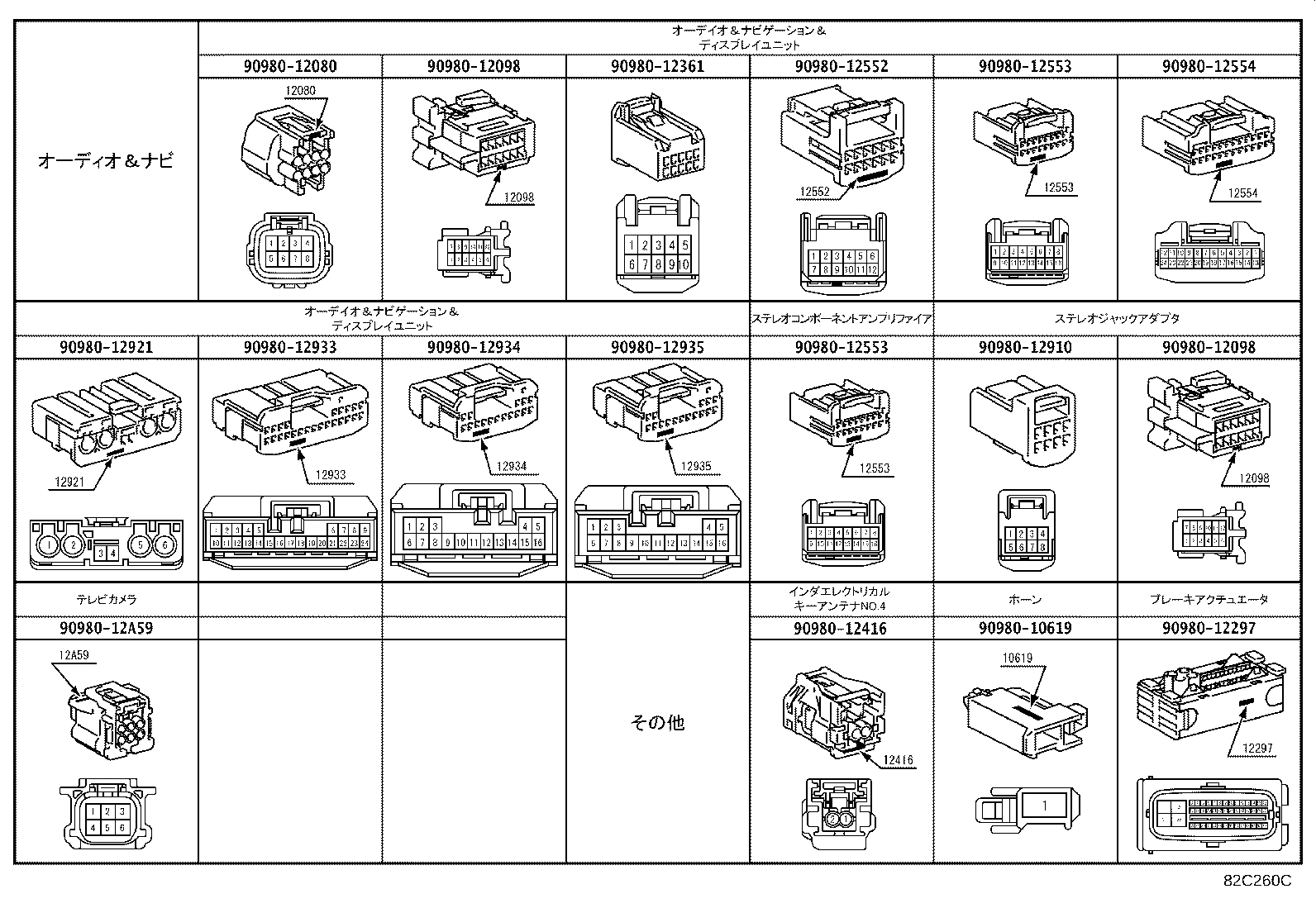 82142-40020 WIRE, INSTRUMENT PANEL, NO.2 product image