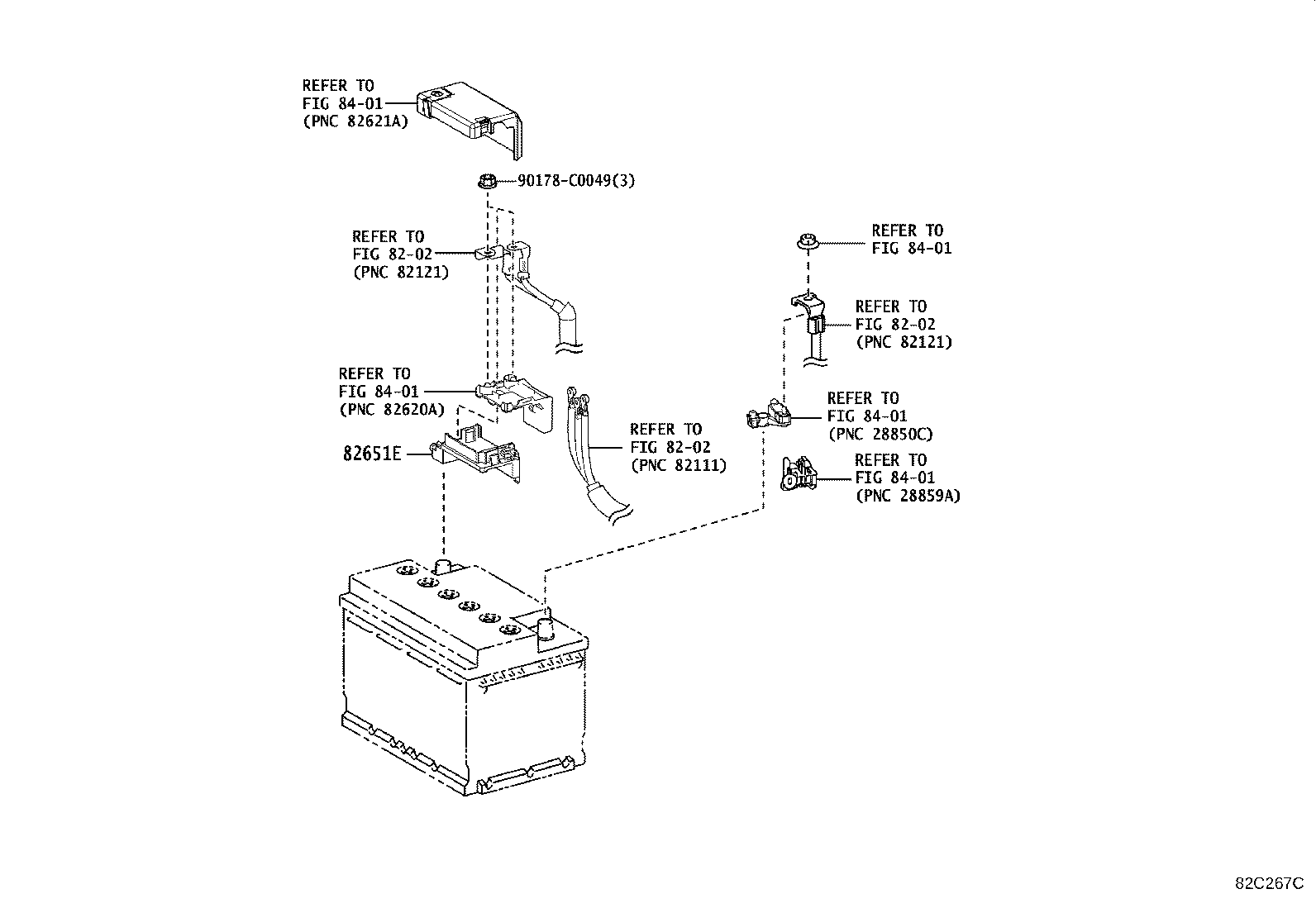 28885-F2040 HOSE, BATTERY product image