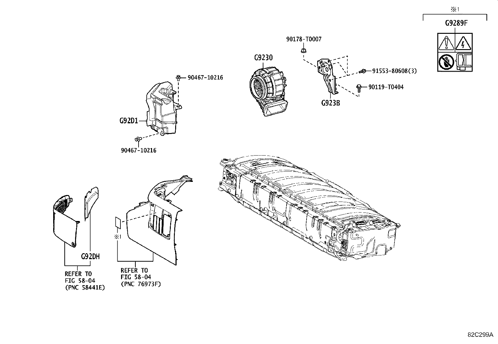 28899-0V040 INSULATOR, BATTERY product image